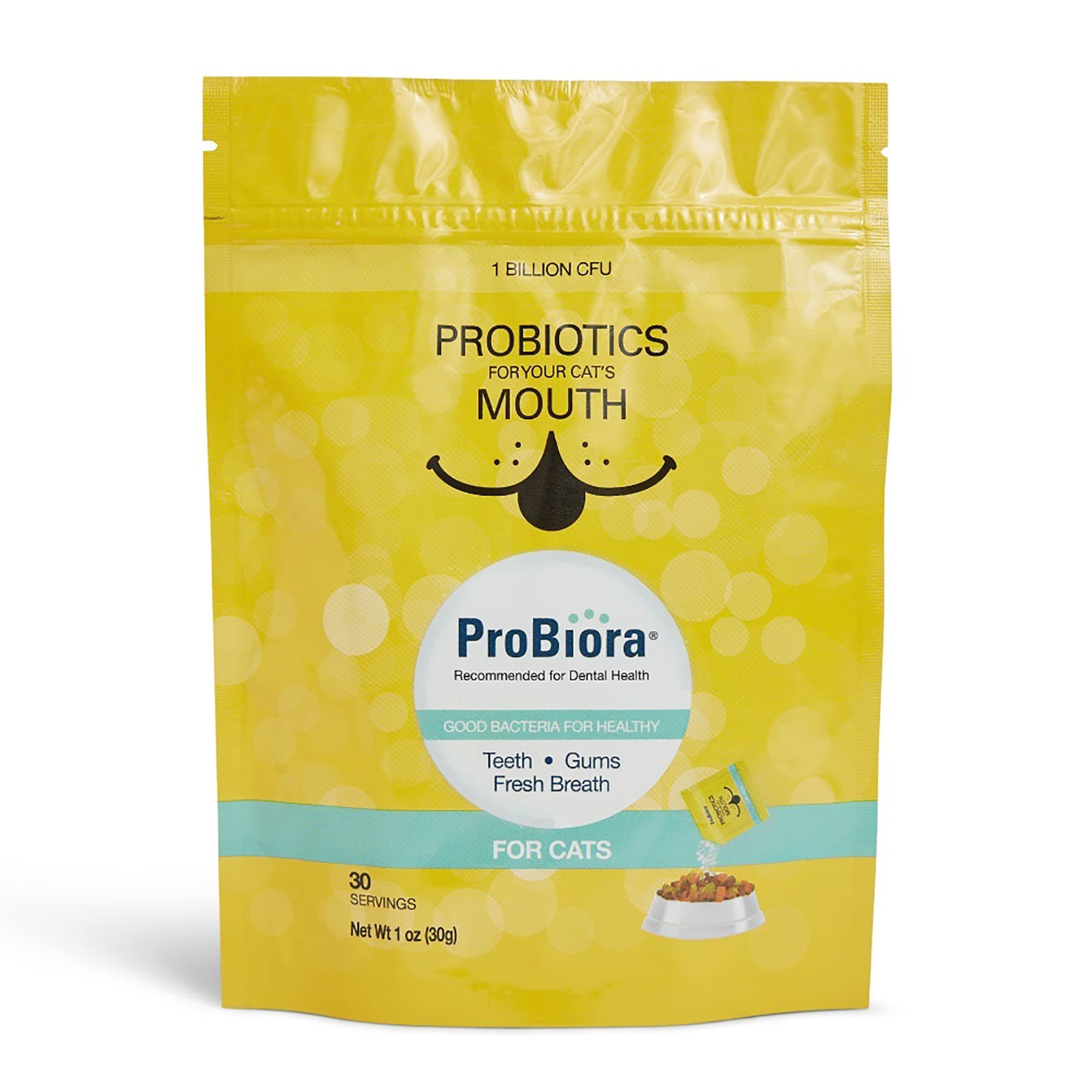 ProBiora Cat Oral Care Probiotics for Teeth & Gums, 30ct