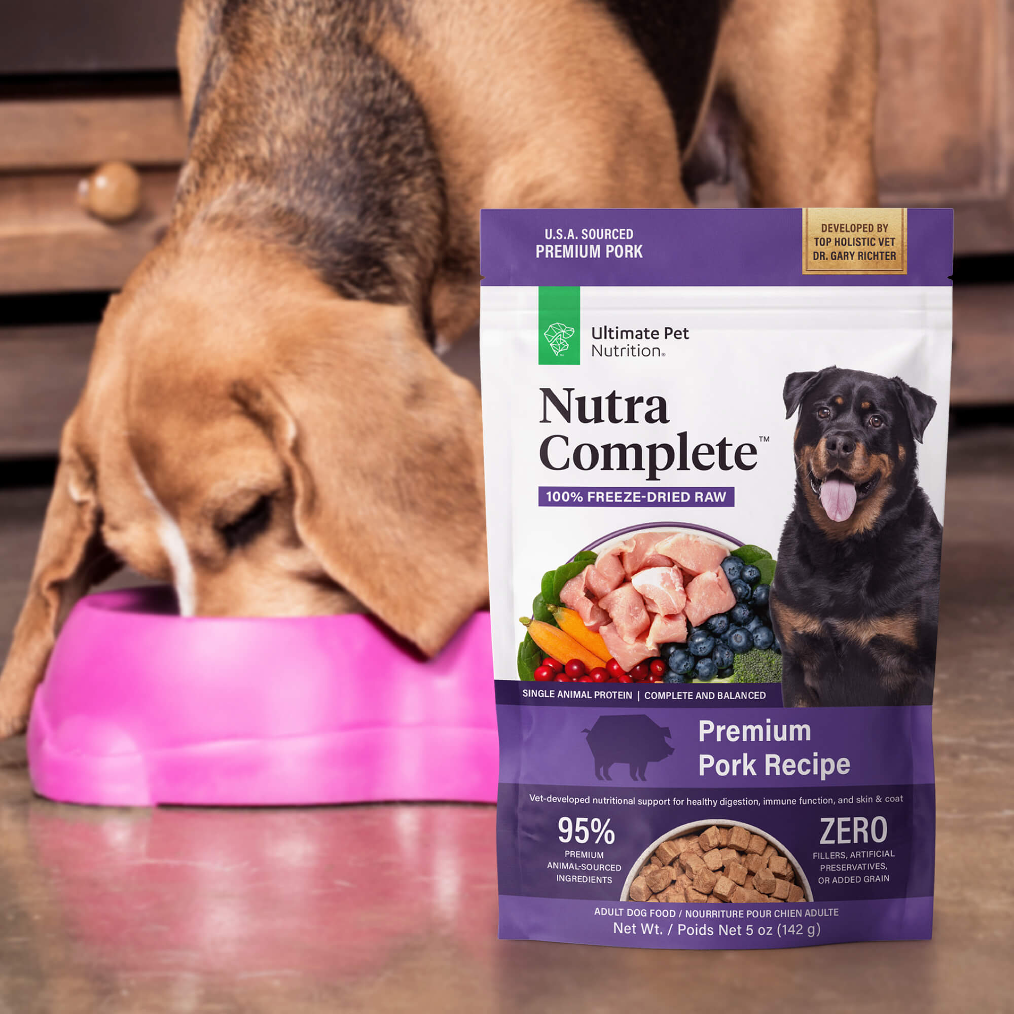 Ultimate Pet Nutrition Nutra Complete Premium Pork Freeze Dried