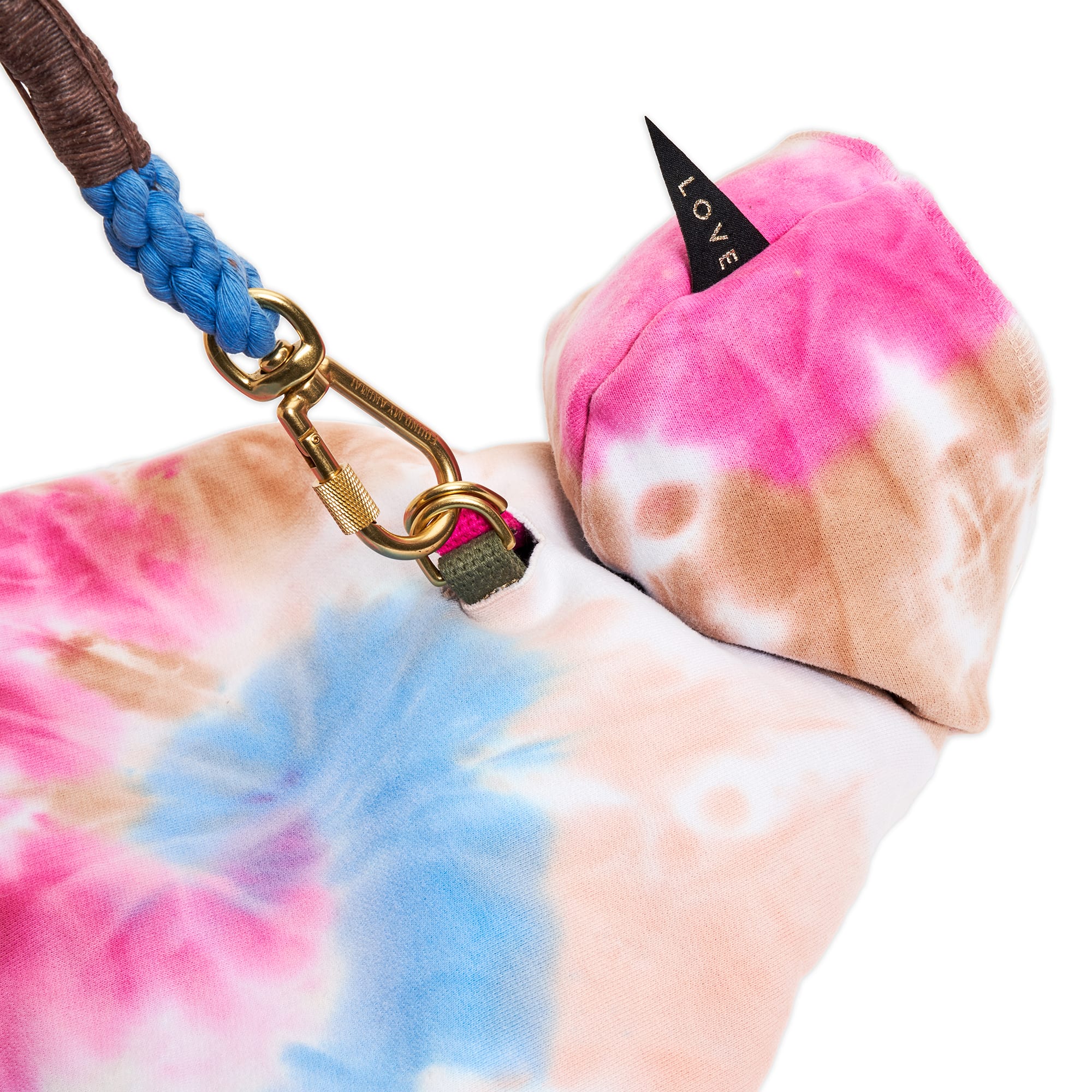 Tie Dye Tassel Keychains