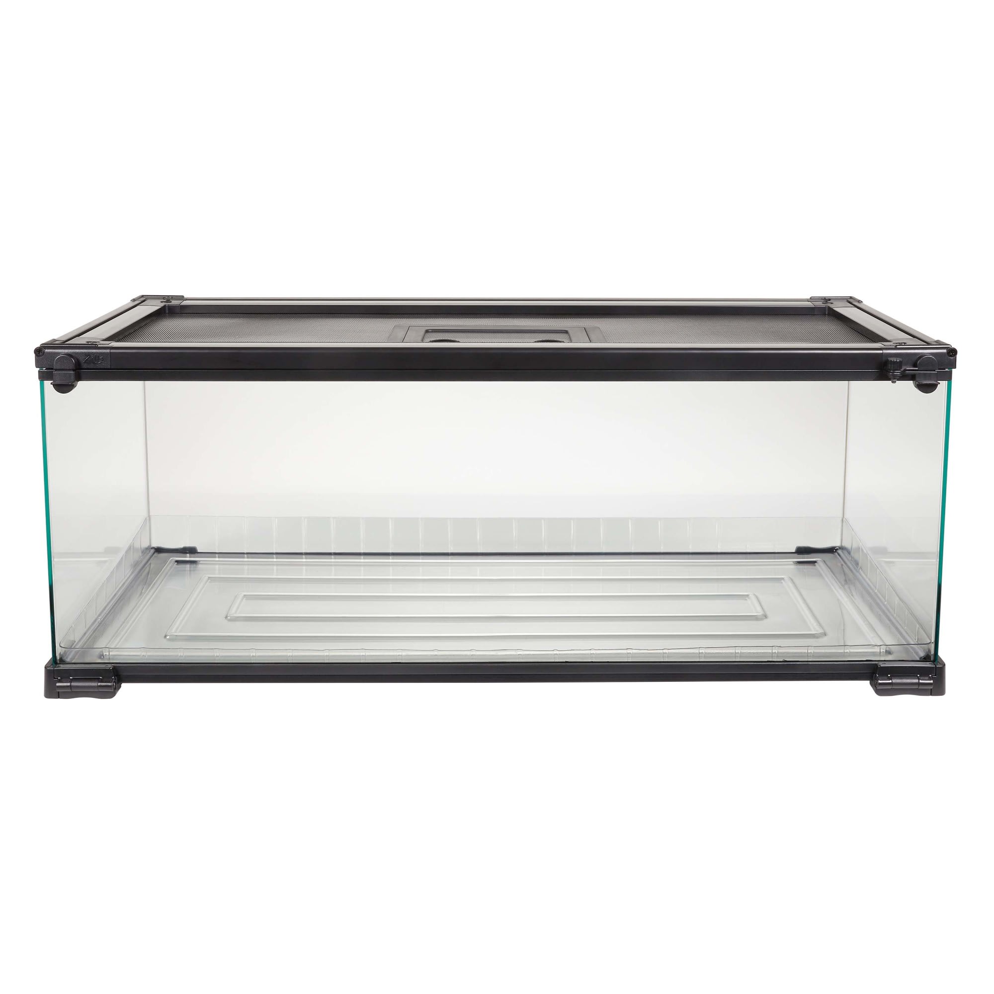 Zilla QuickBuild Glass Terrarium with Easy Clean Tray & Lock