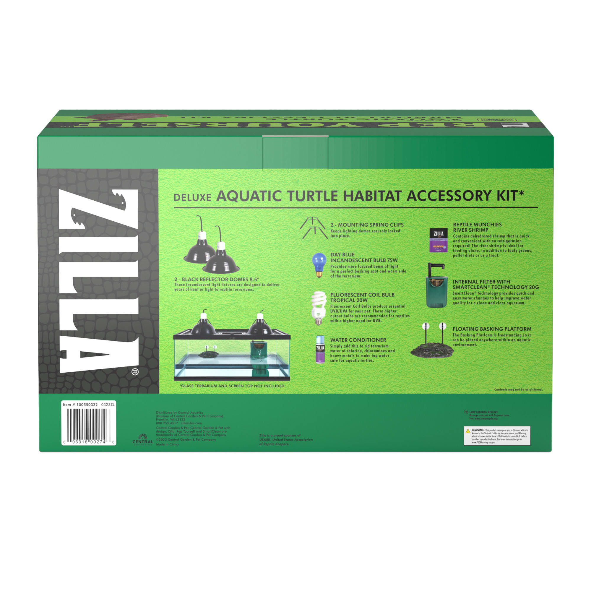 Zilla 20l on sale aquatic turtle kit