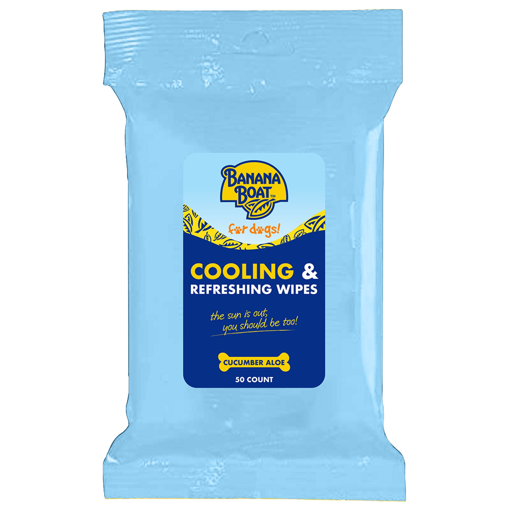 BANANA BOAT Cooling Sun Wipes for Dogs, Count of 50 Petco