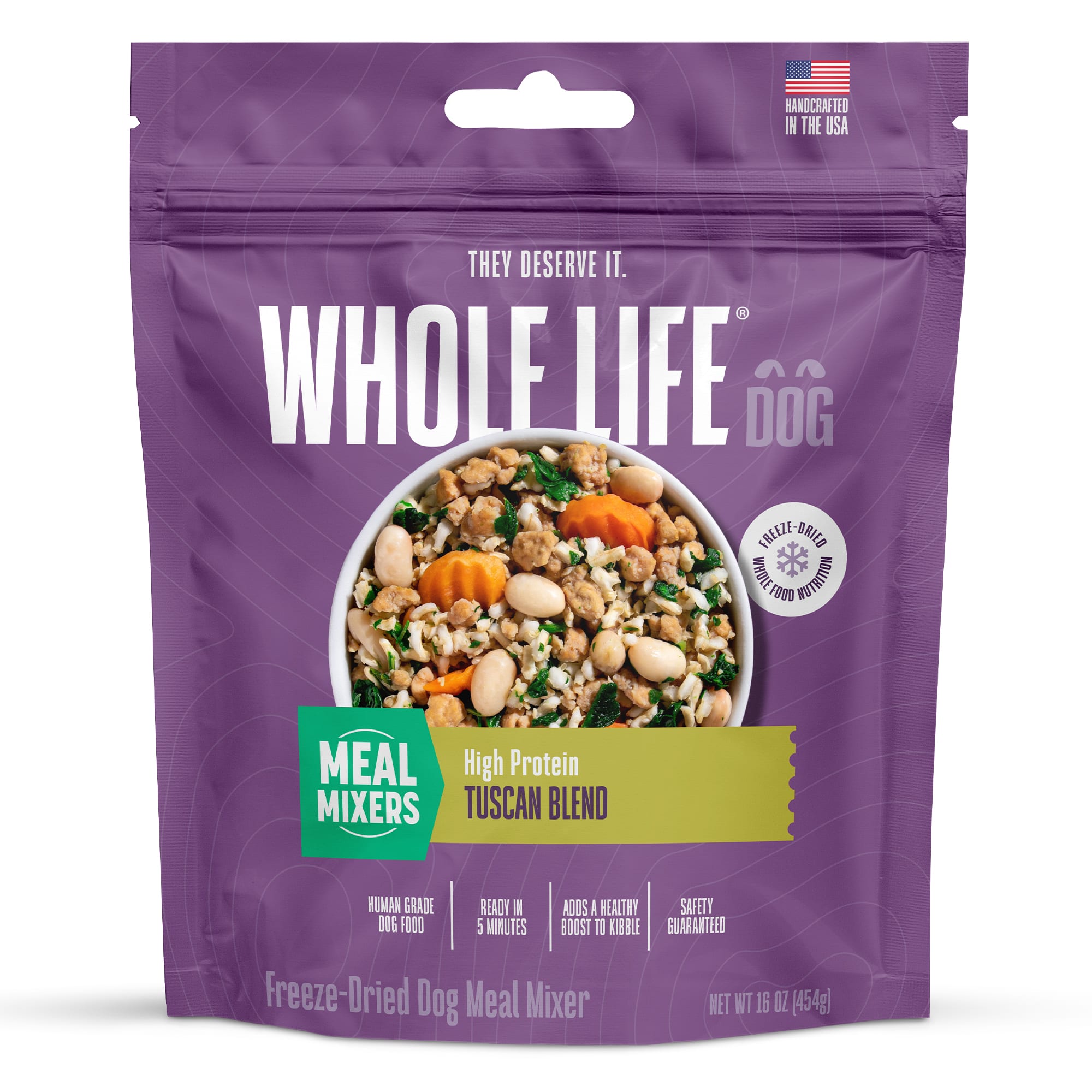 Whole Life Pet Tuscan Chicken Meal Mixer for Dogs 16 oz