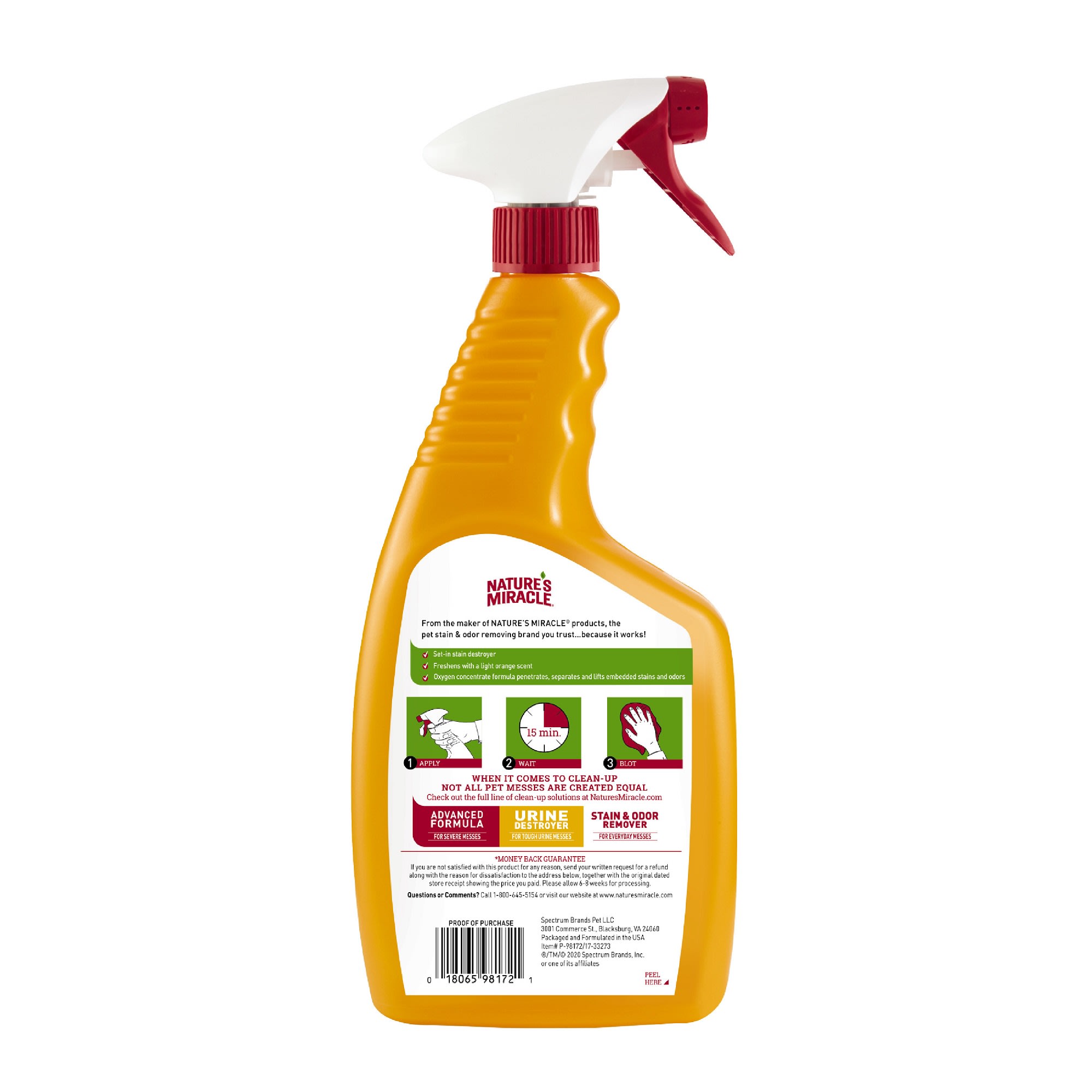 Orange Glo Oxi Clean Stain Remover, 21.5 Oz - GrandAndEssex