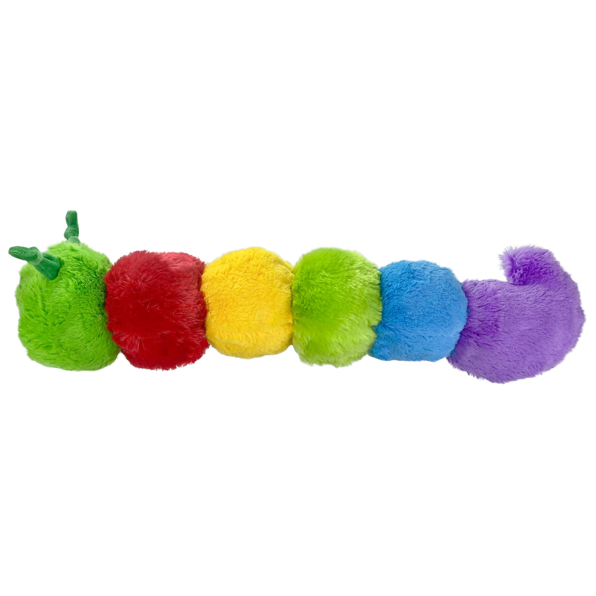 Rainbow caterpillar dog store toy