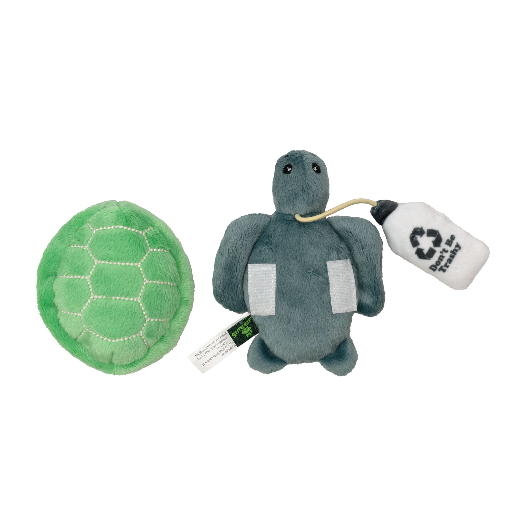 Grrreen Turtle Puzzle Plush Cat Toy Petco