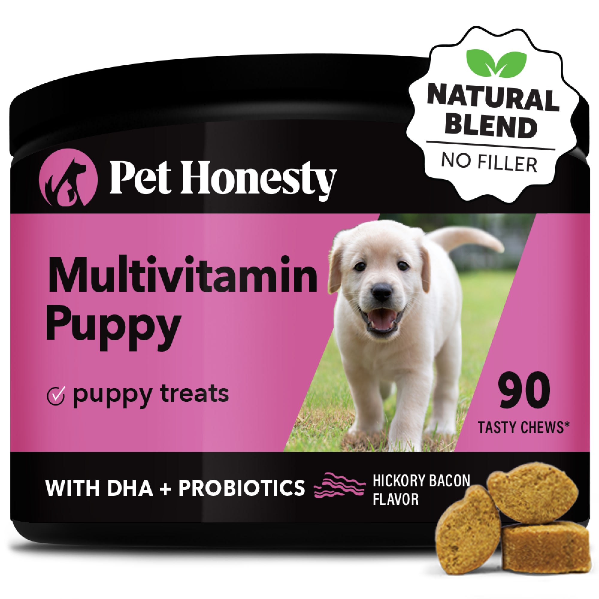 Pet Honesty Puppy Multivitamin Bacon Flavor Soft Chews, Count of 90 Petco