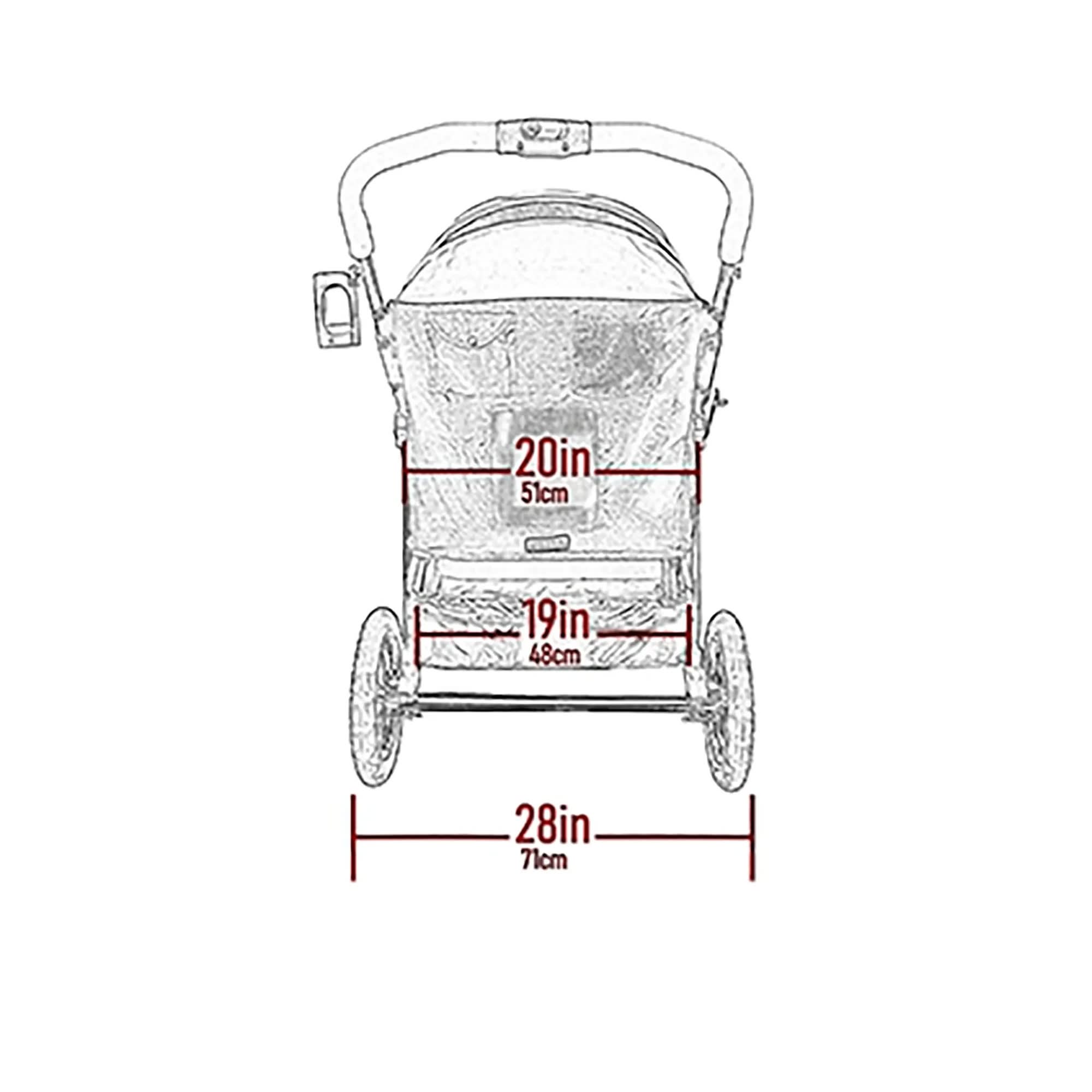 Pet Gear NO-ZIP Entry Double Pet Stroller | Petco
