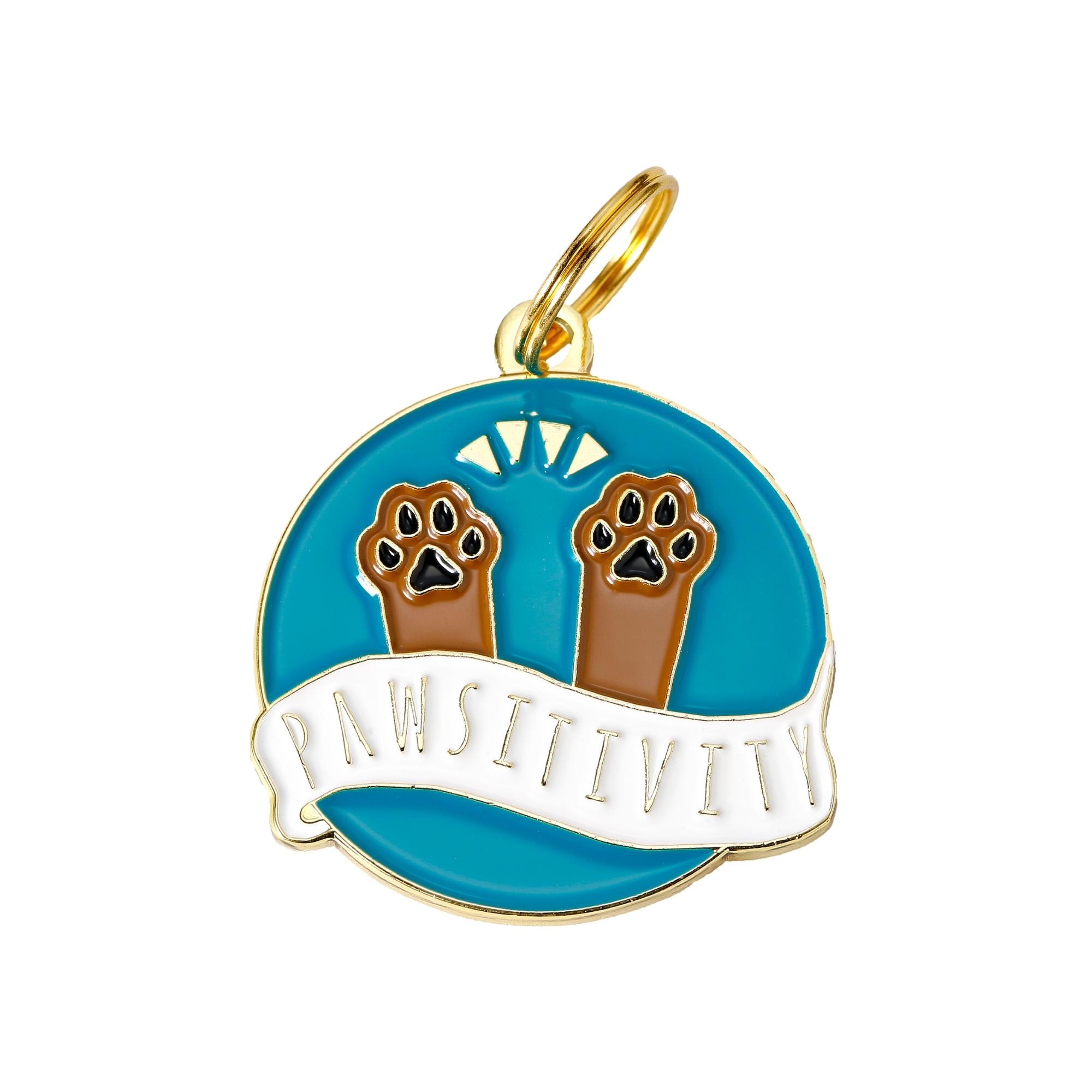Two Tails Pet Company Pawsitivity Pet ID Tag Petco