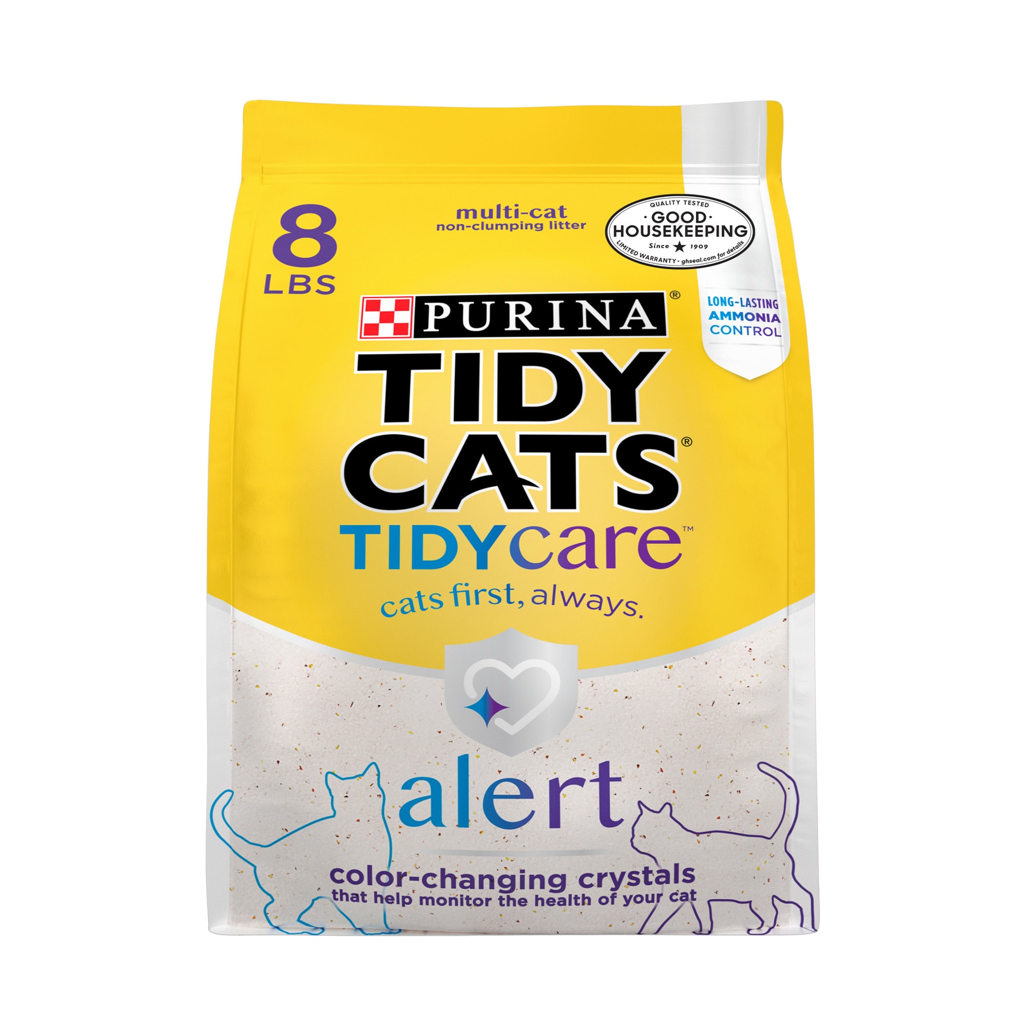 Tidy Cats Tidy Care Alert Health Monitoring Litter with Silica Crystals