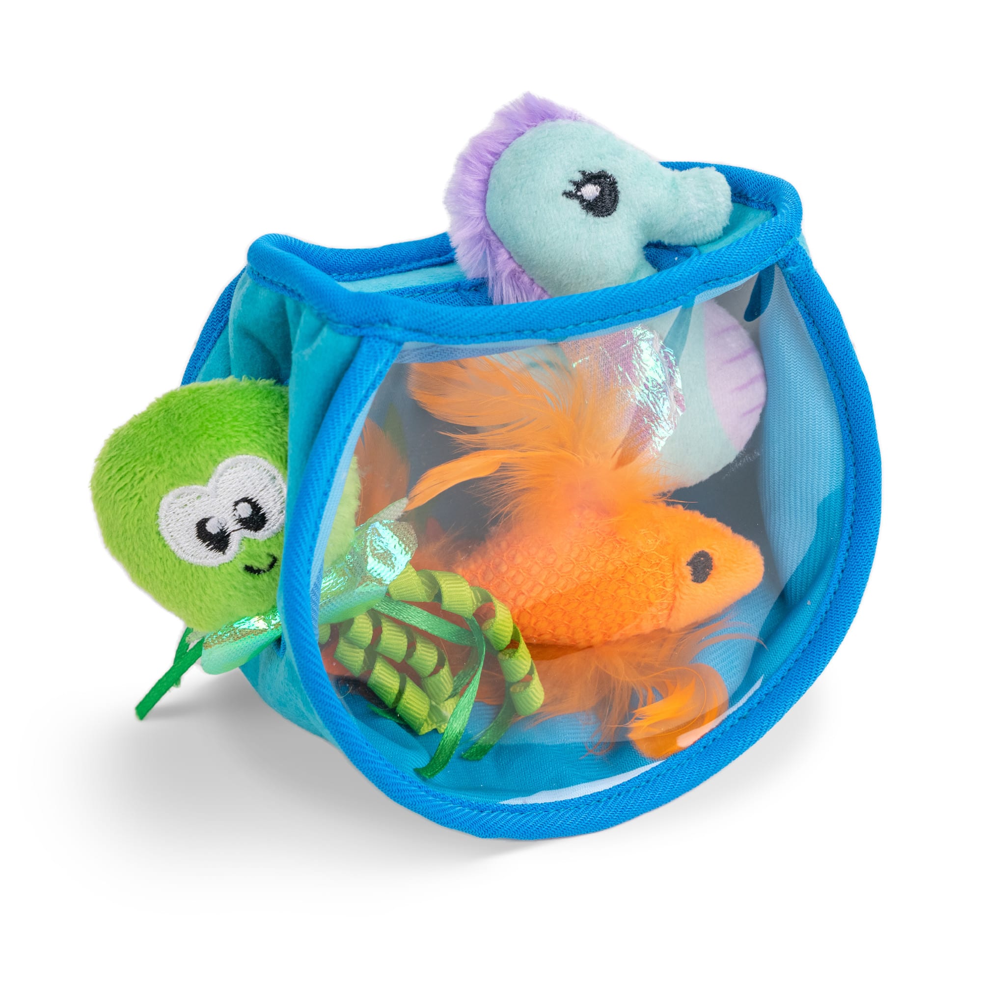 Catstages Hide & Seek Fish Bowl Interactive Cat Puzzle Toy, Small