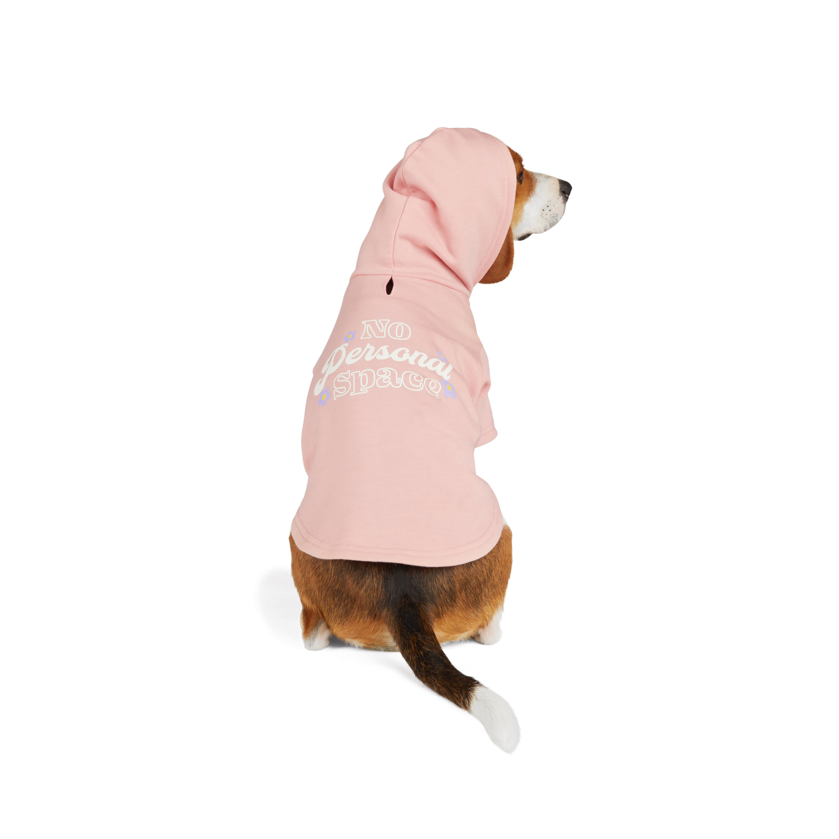 Pink dog clearance hoodie