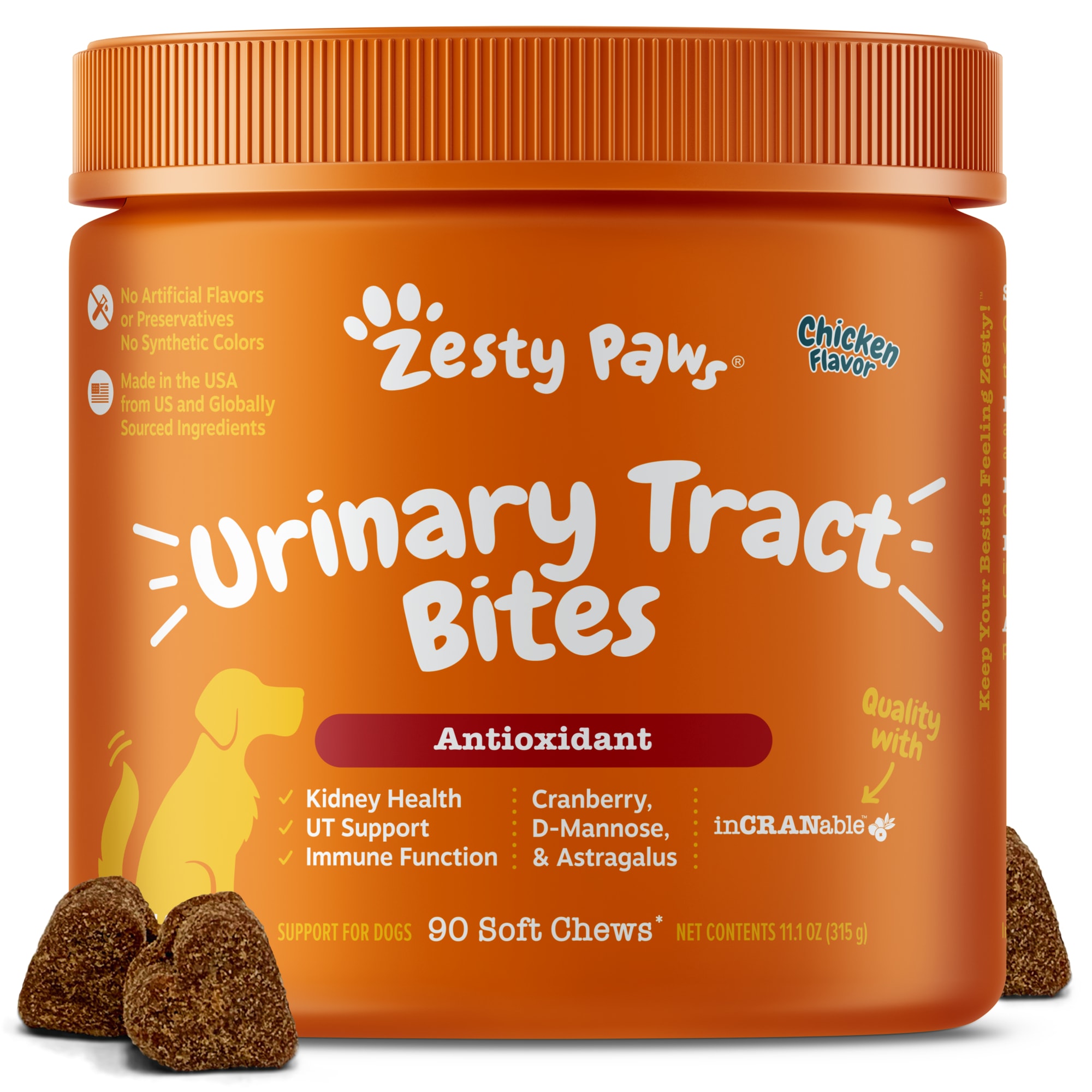 Zesty paws 2024 cranberry bladder bites