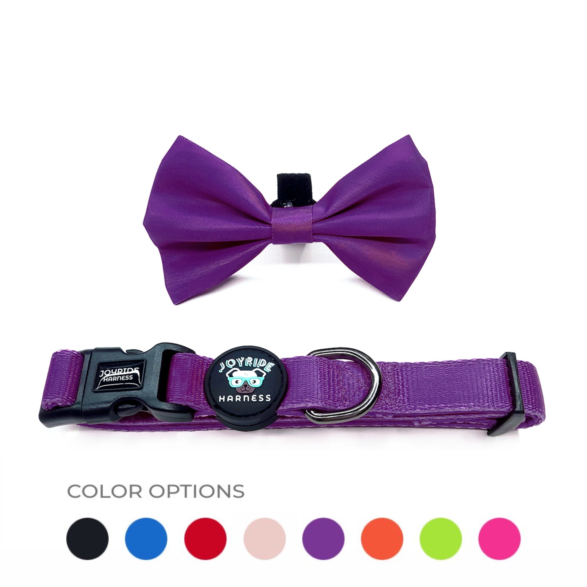 Dog harness with clearance bow tie