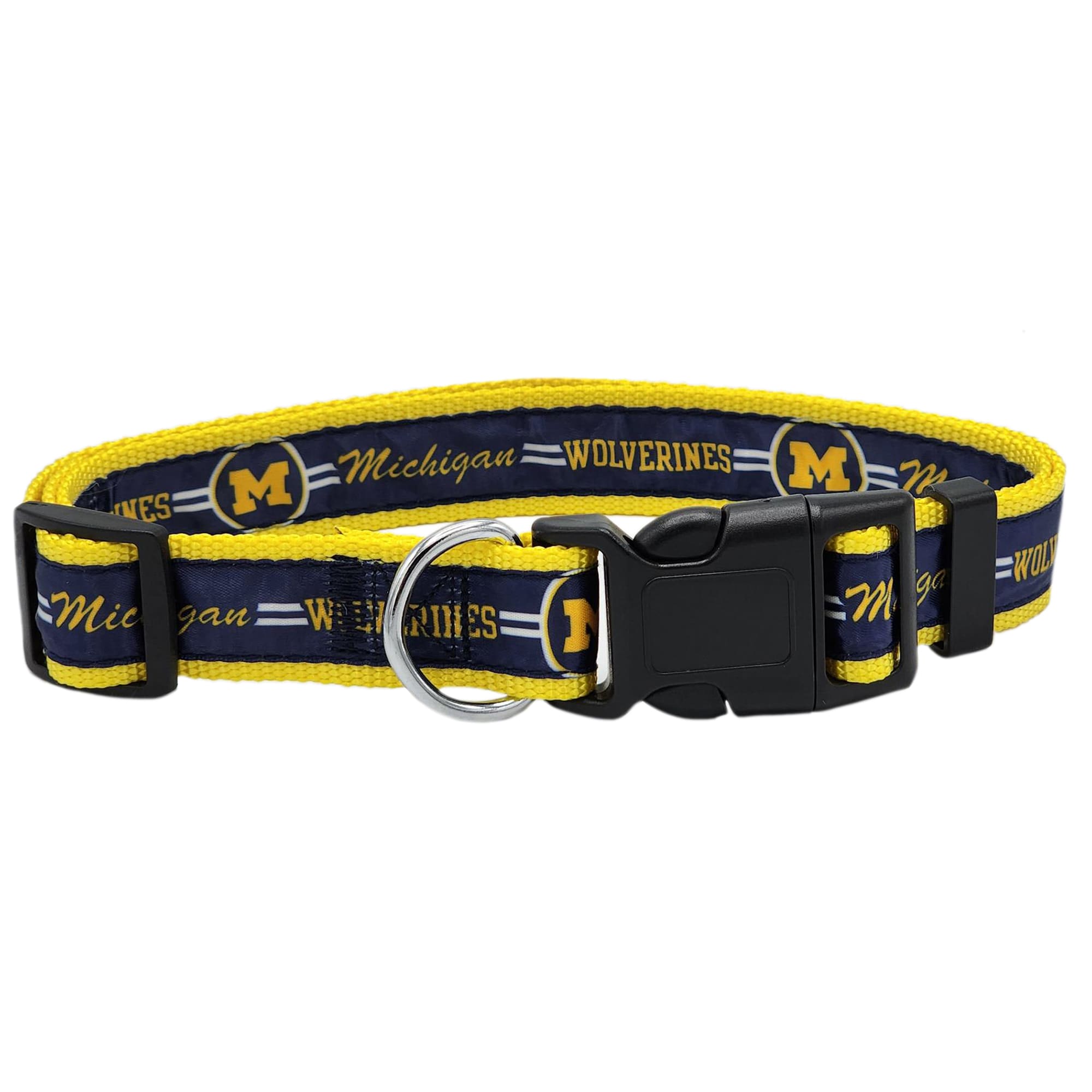 Michigan wolverines hot sale dog collar