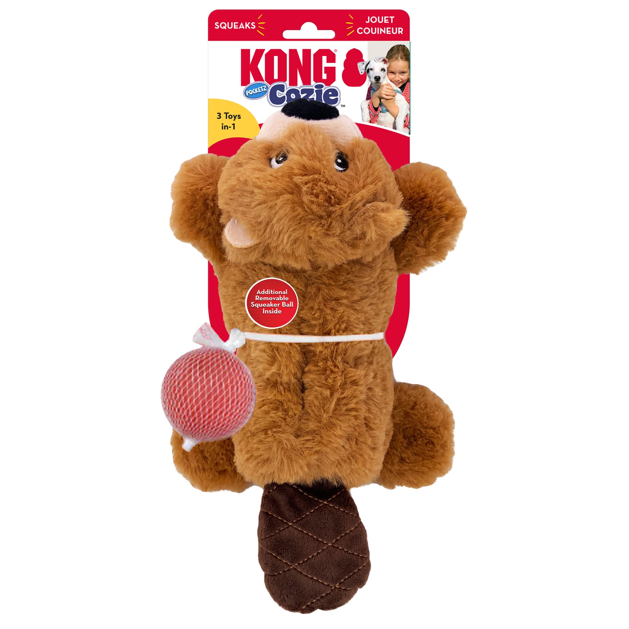 Kong holiday cozie 2024 reindeer dog toy