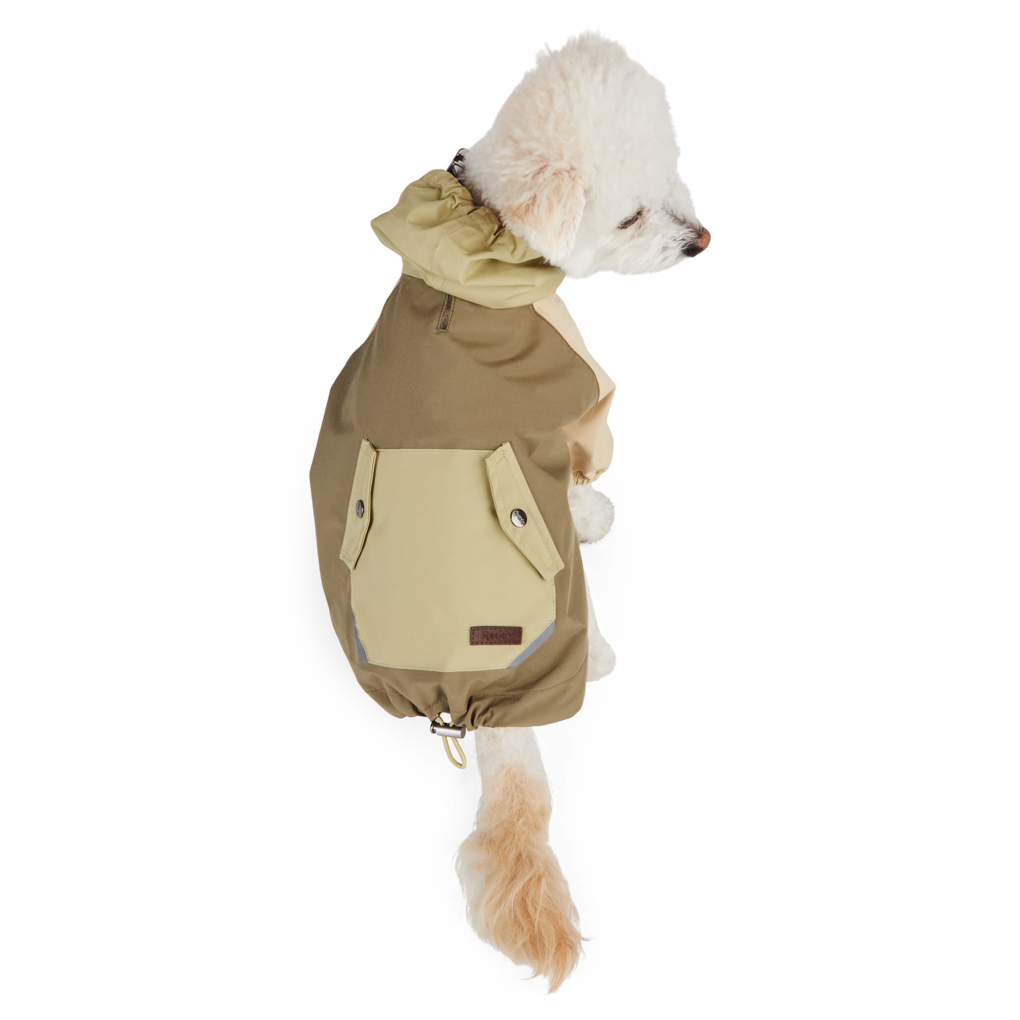 Reddy Olive Lightweight & Weatherproof Dog Jacket XS
