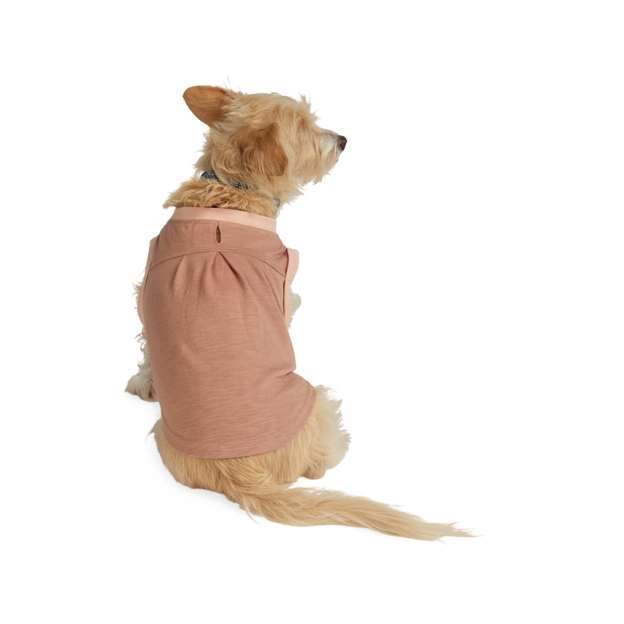 Reddy Dark Pink Pleated XS Dog Tank & EcoFriendly