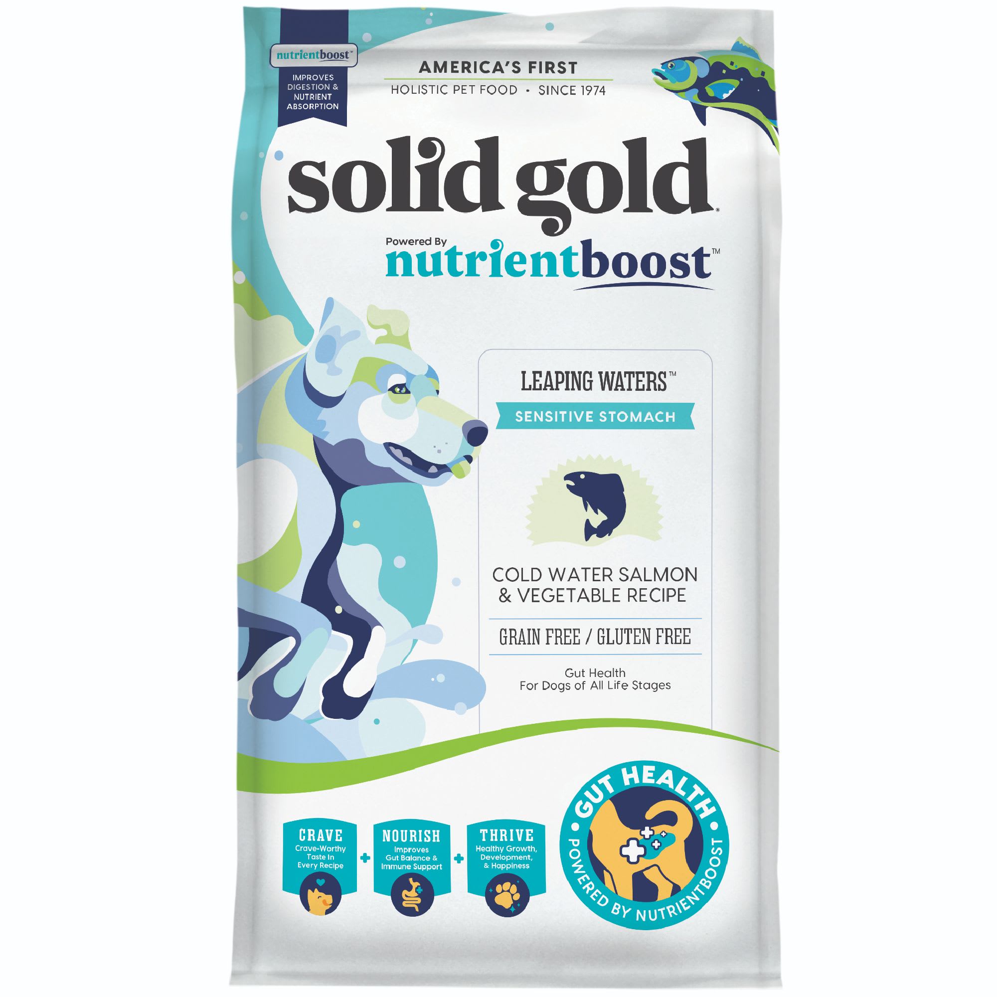 Solid Gold Nutrientboost Hund-N-Flocken Lamb Dry Dog Food, 3.75 lbs.