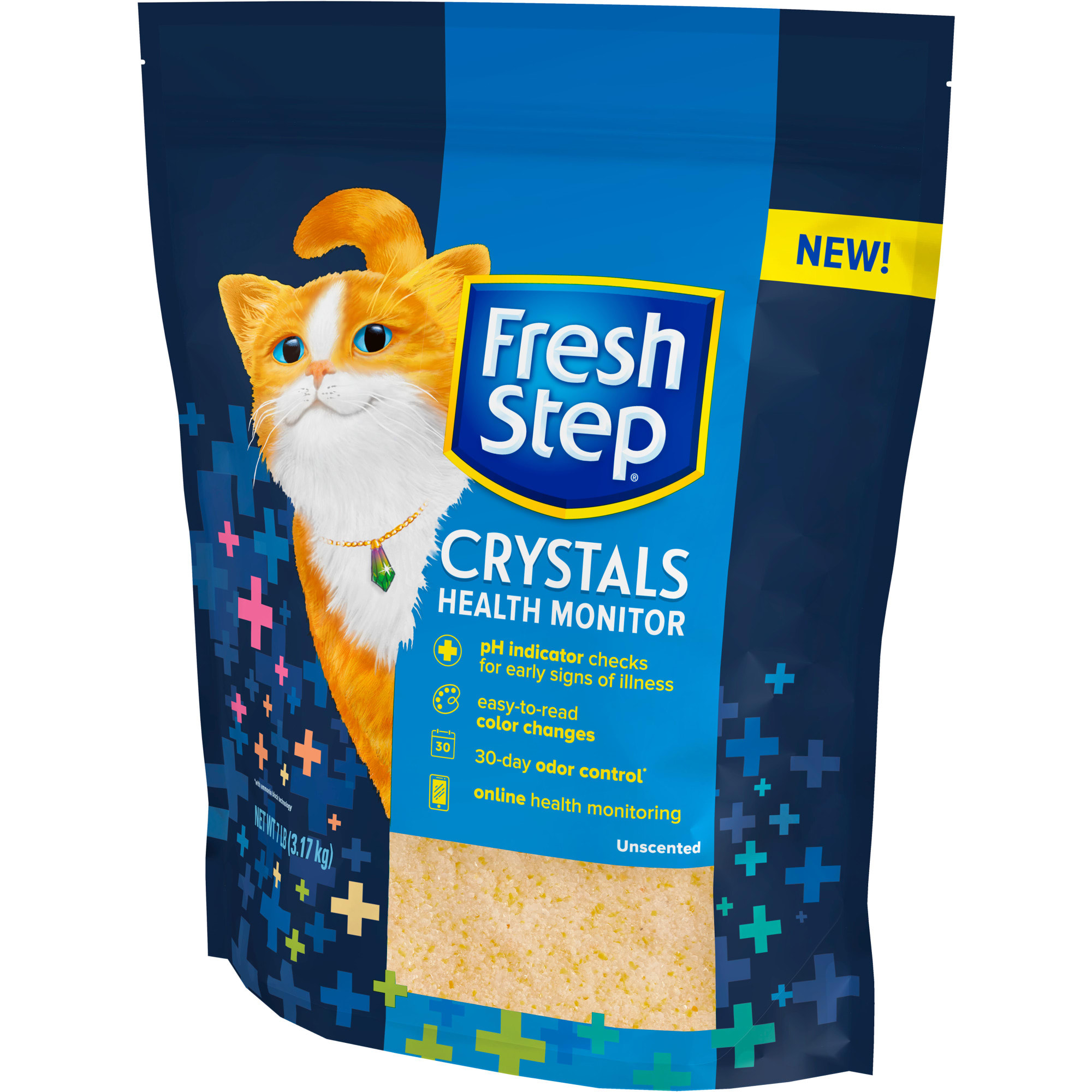 Fresh Step Crystals Health Monitoring Cat Litter 7 lbs