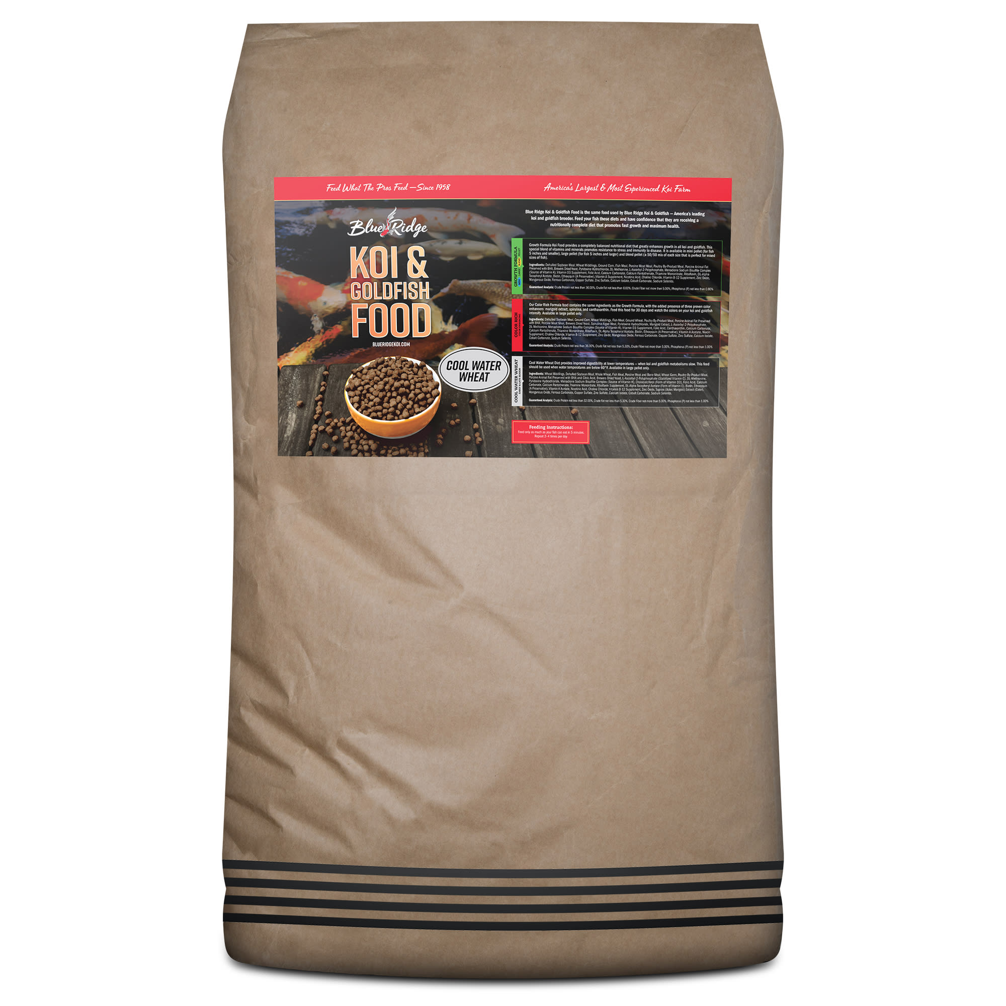 Blue ridge hot sale koi food