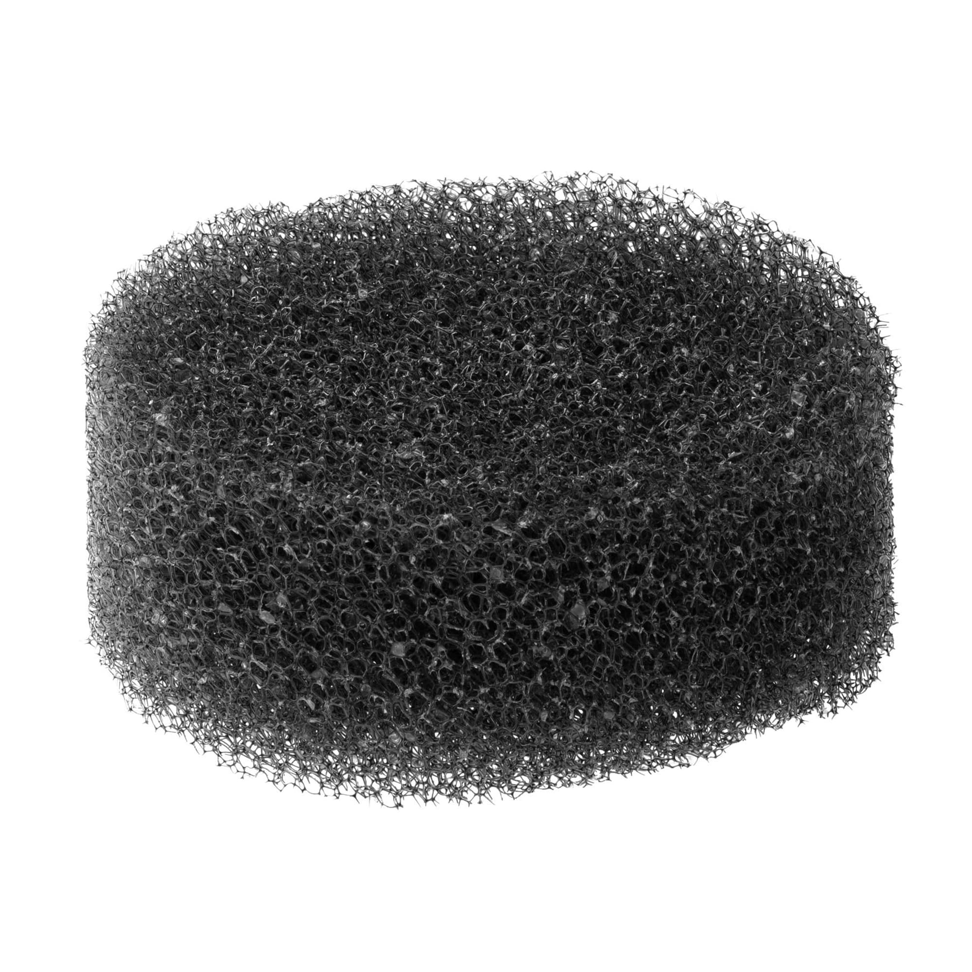 Texture of black sponge - finely dispersed filter element …