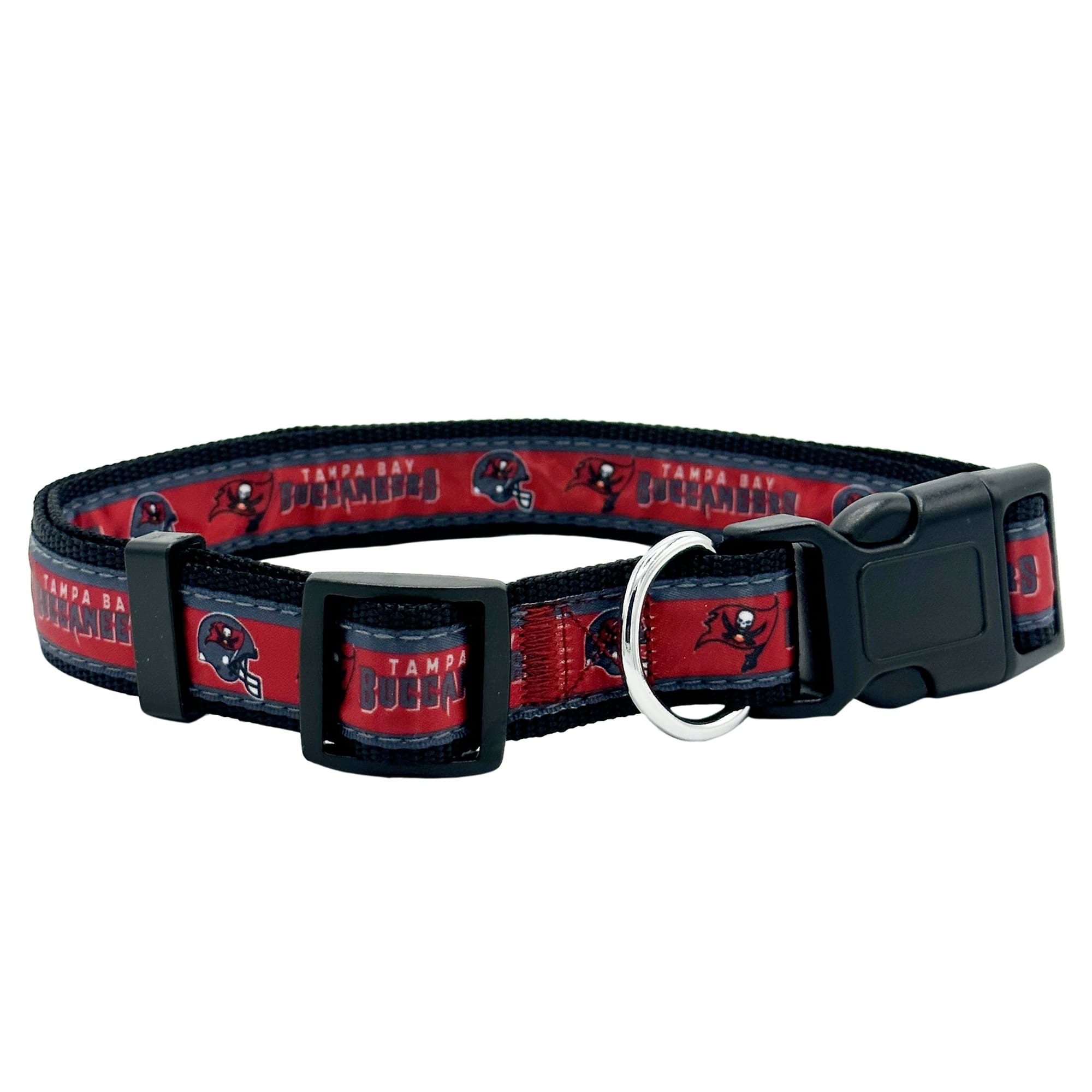 Pets First Tampa Bay Buccaneers Satin Dog Collar, Small | Petco