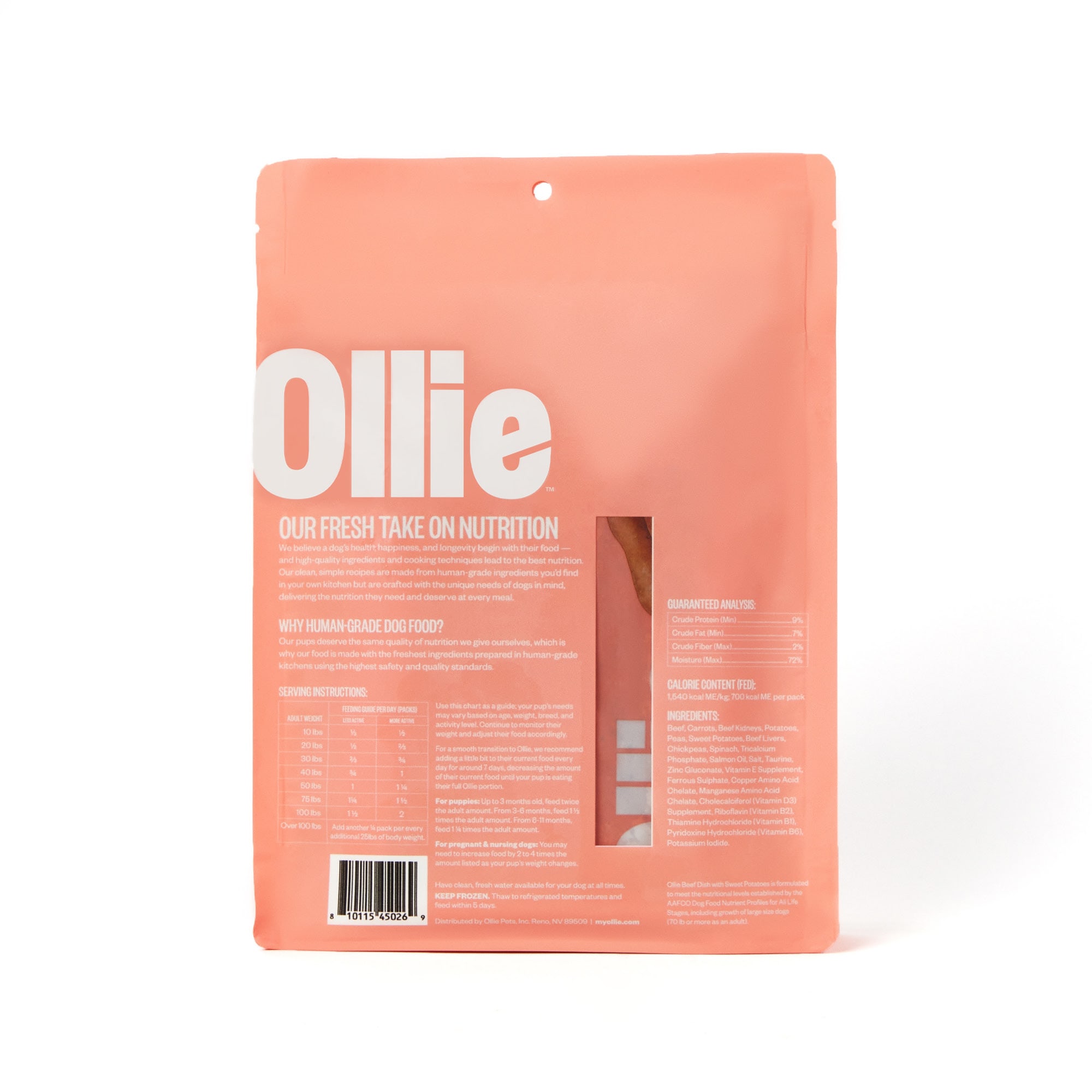 Ollie raw best sale dog food