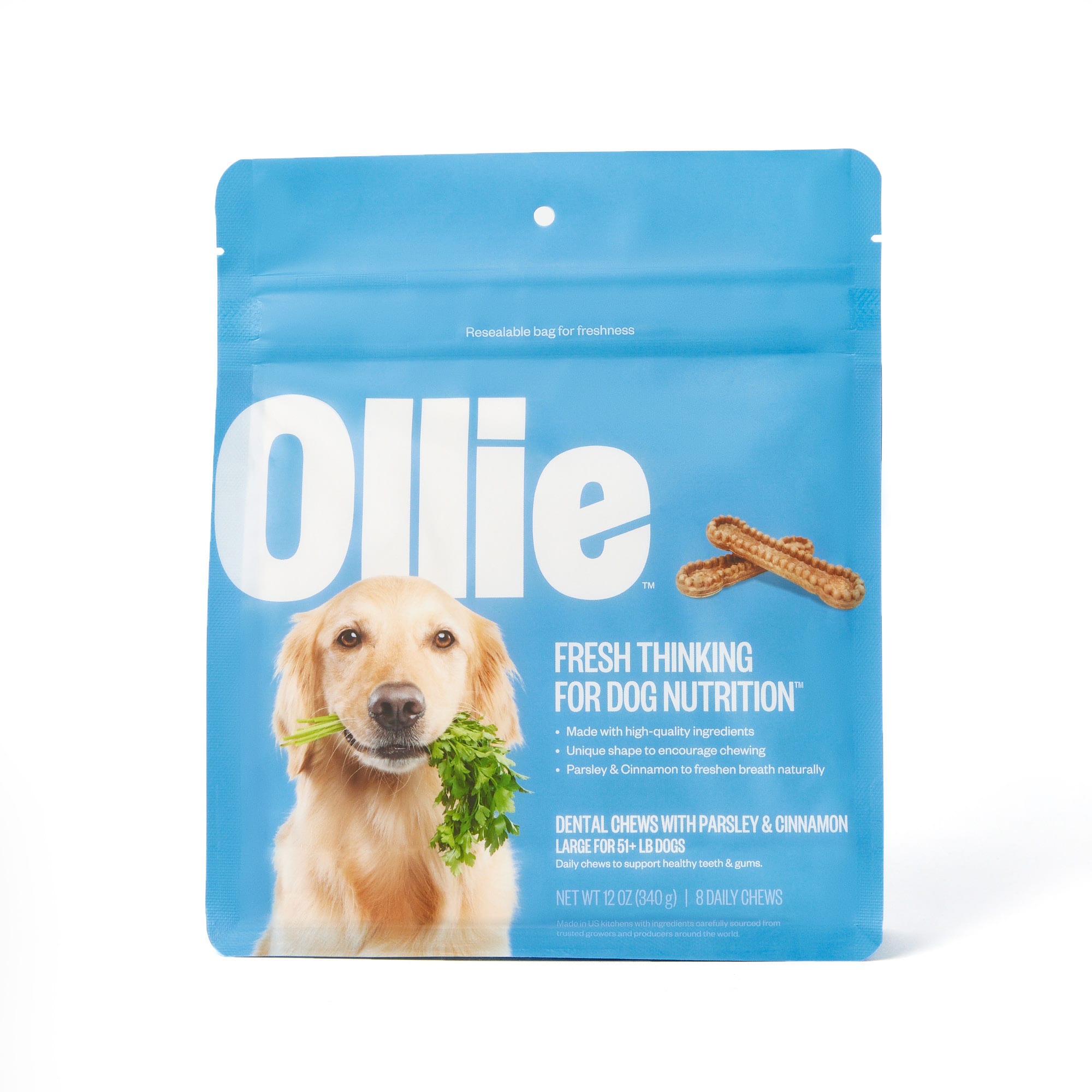 Vegetable dental shop chews for dogs