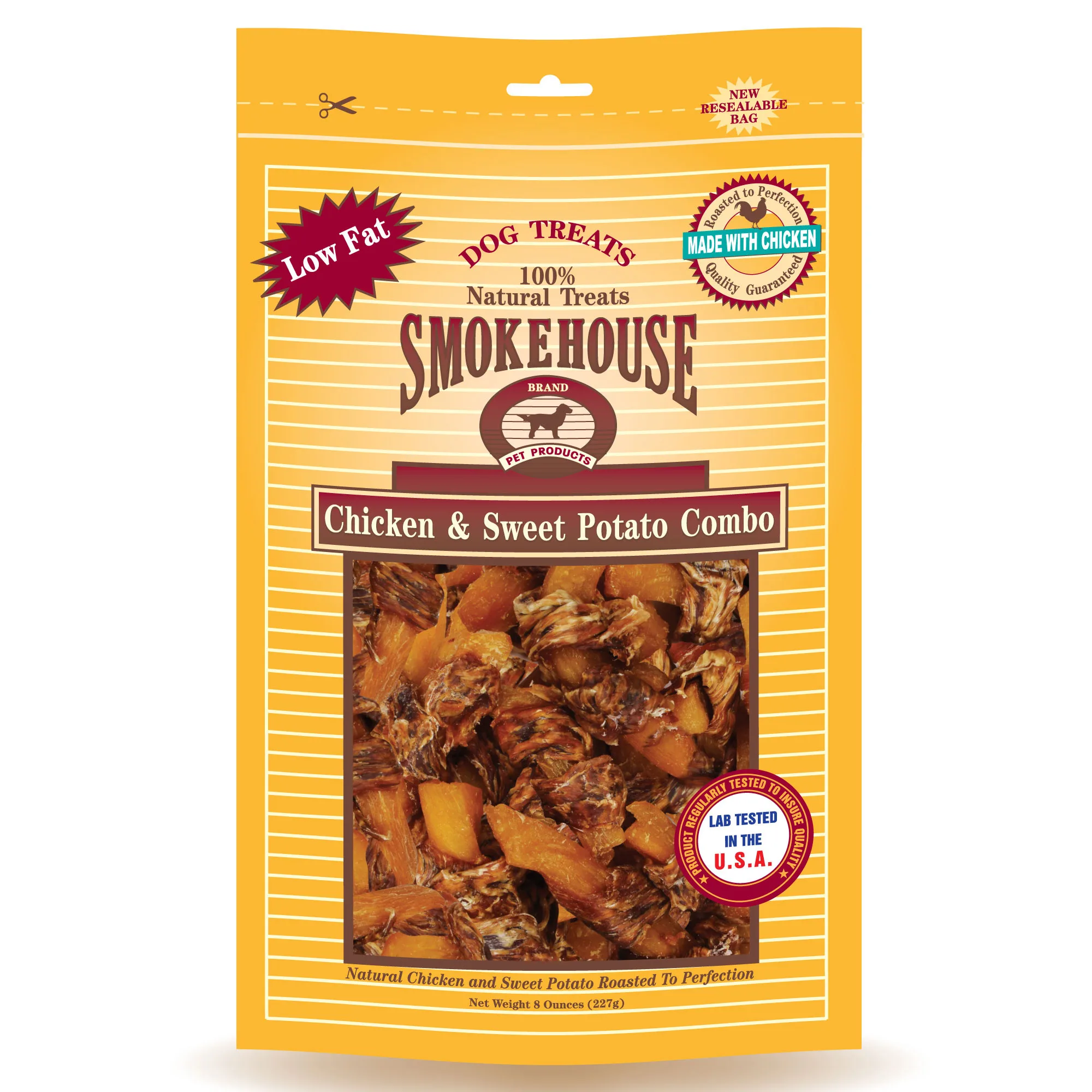 thumbnail image 2 of Fresh Farms 2lb Sweet Potato & Chicken Jerky Dog Treats - Rawhide Free, Natural Sticks From Cambodia 2 of 2