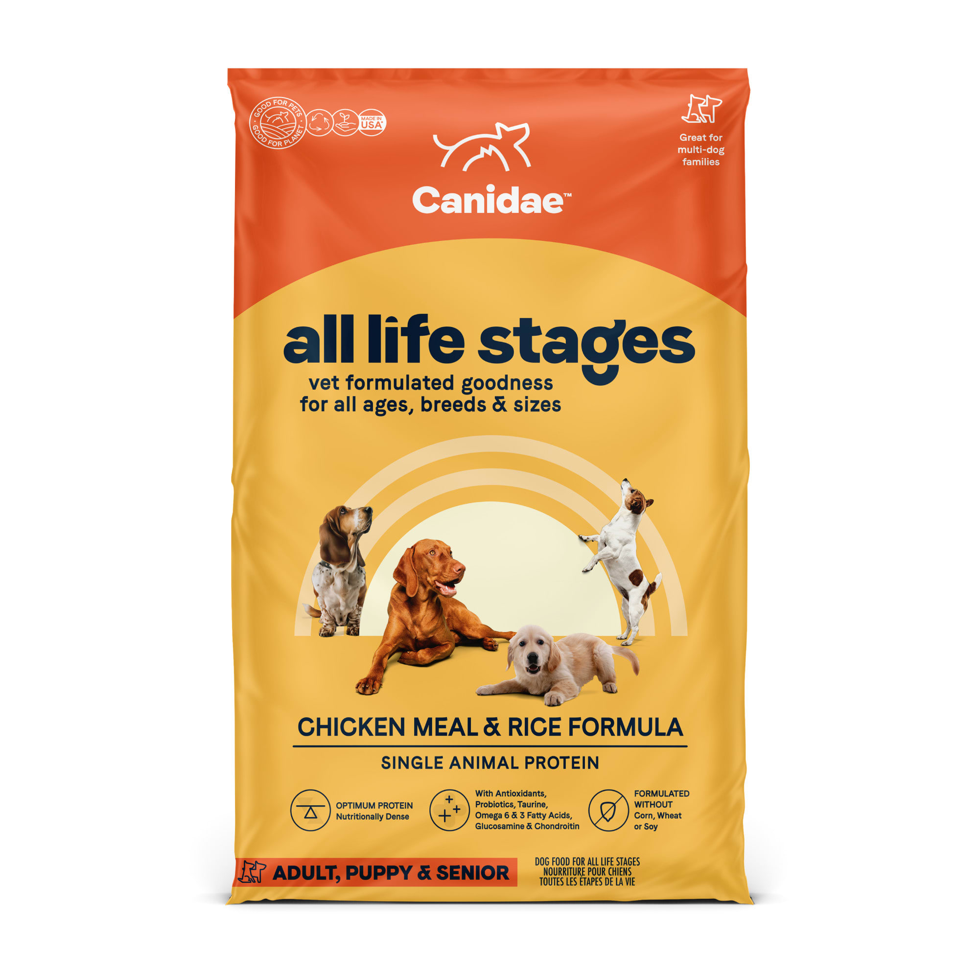 Canidae All Life Stages Chicken Meal Rice Formula Dry Dog Food 40 lbs