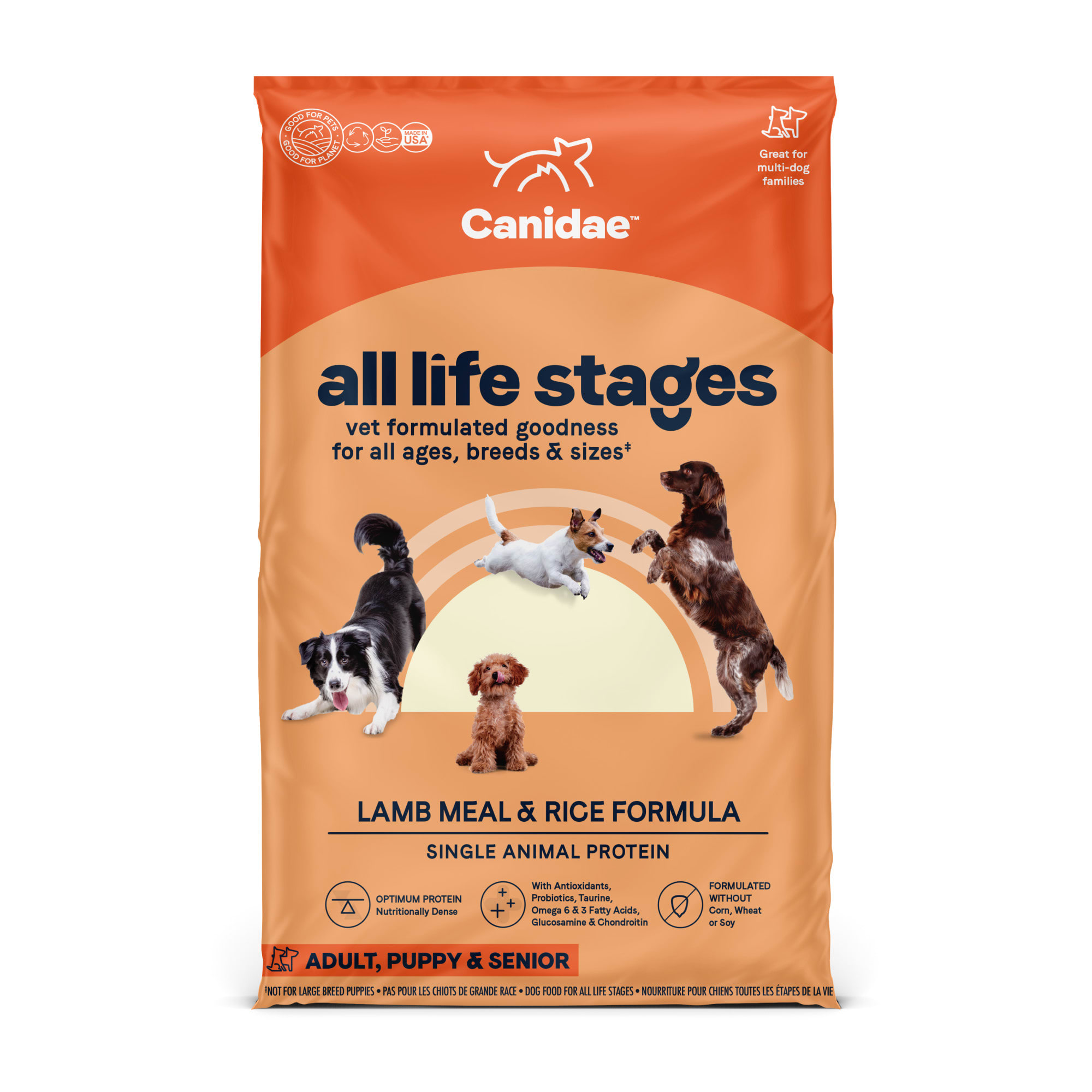 Canidae dog food sales puppy