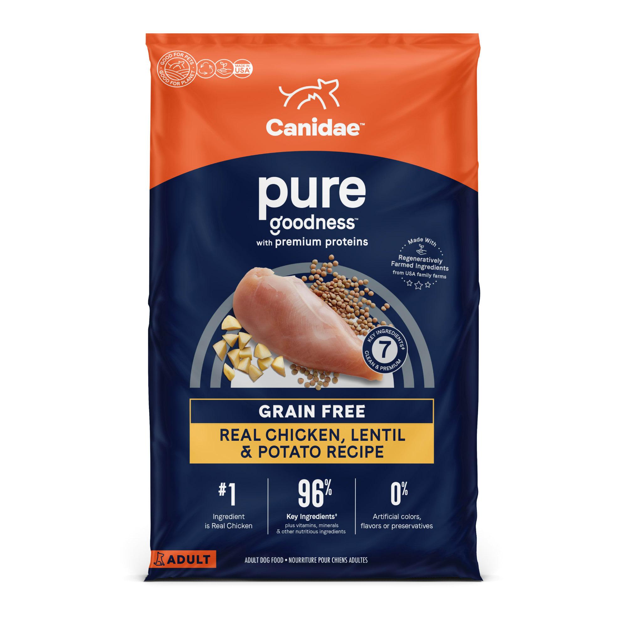 Canidae Pure Grain Free Limited Ingredient Real Lamb Pea Dry Dog Food 12 lbs. Petco