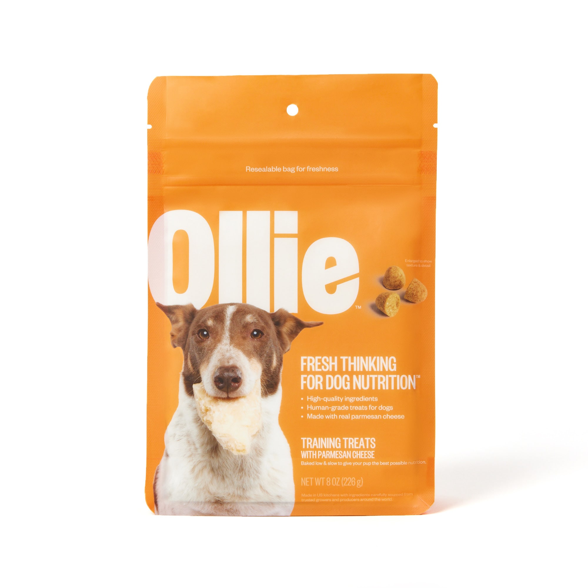 Ollie Dog Training Treats with Real Parmesan Cheese 8 oz. Petco