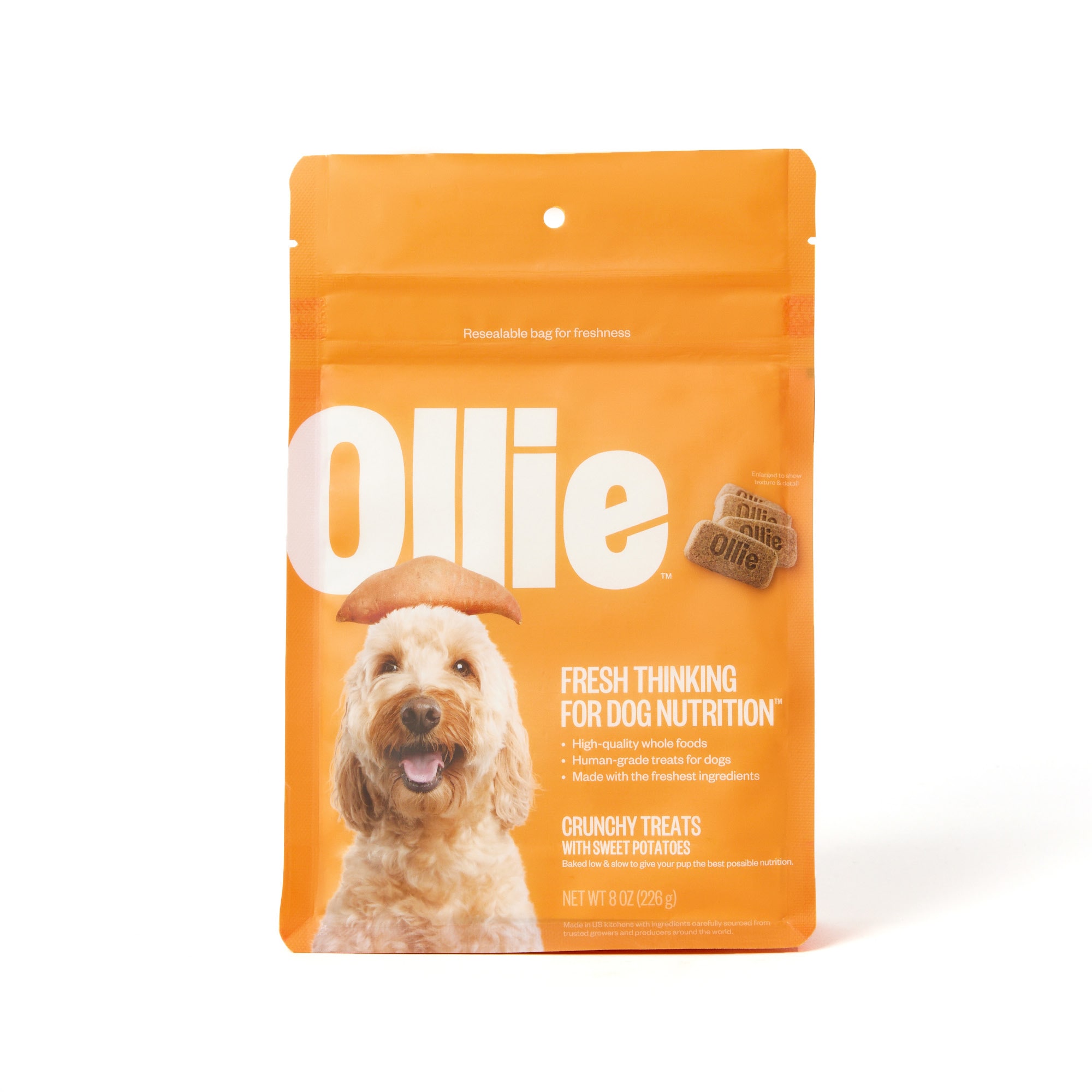 Ollie Crunchy Dog Treats with Sweet Potato 8 oz. Petco