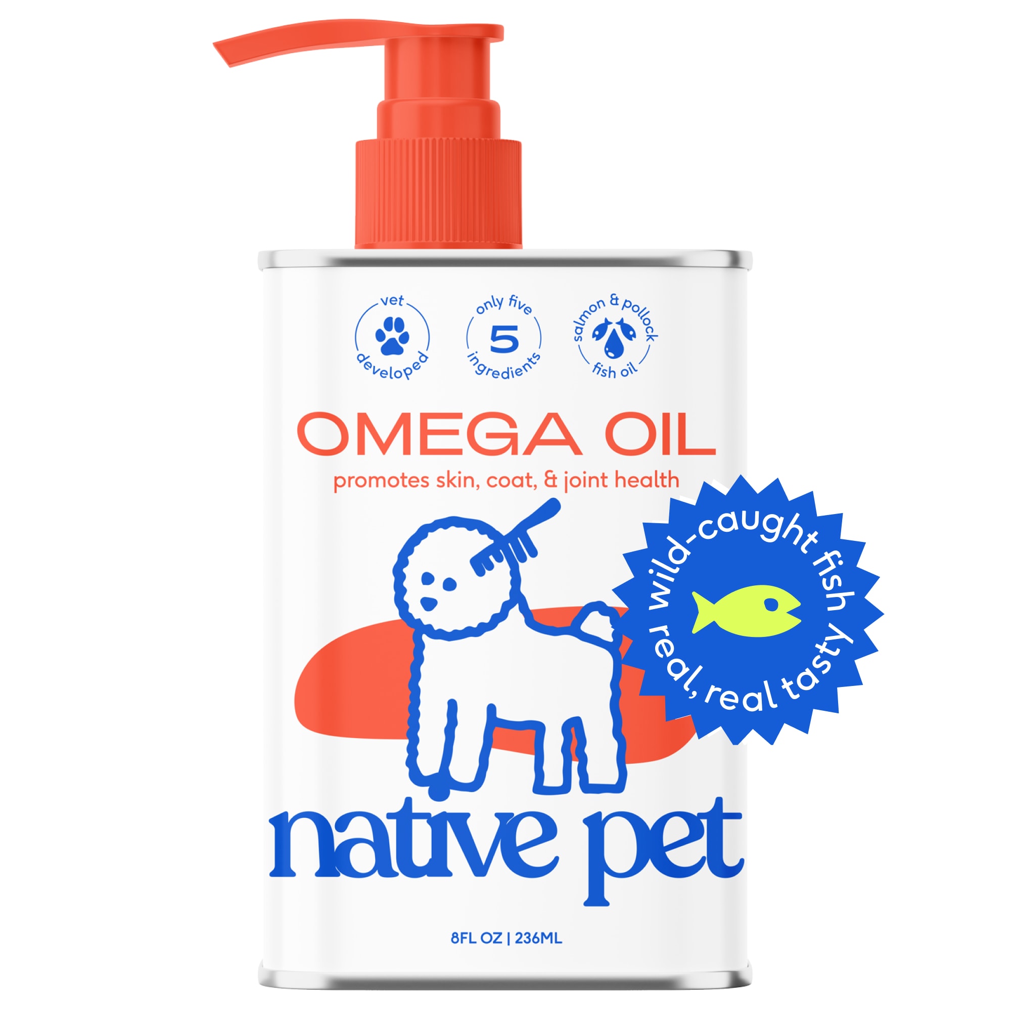 16 oz. Native Pet Omega 3 Fish Oil for Dogs