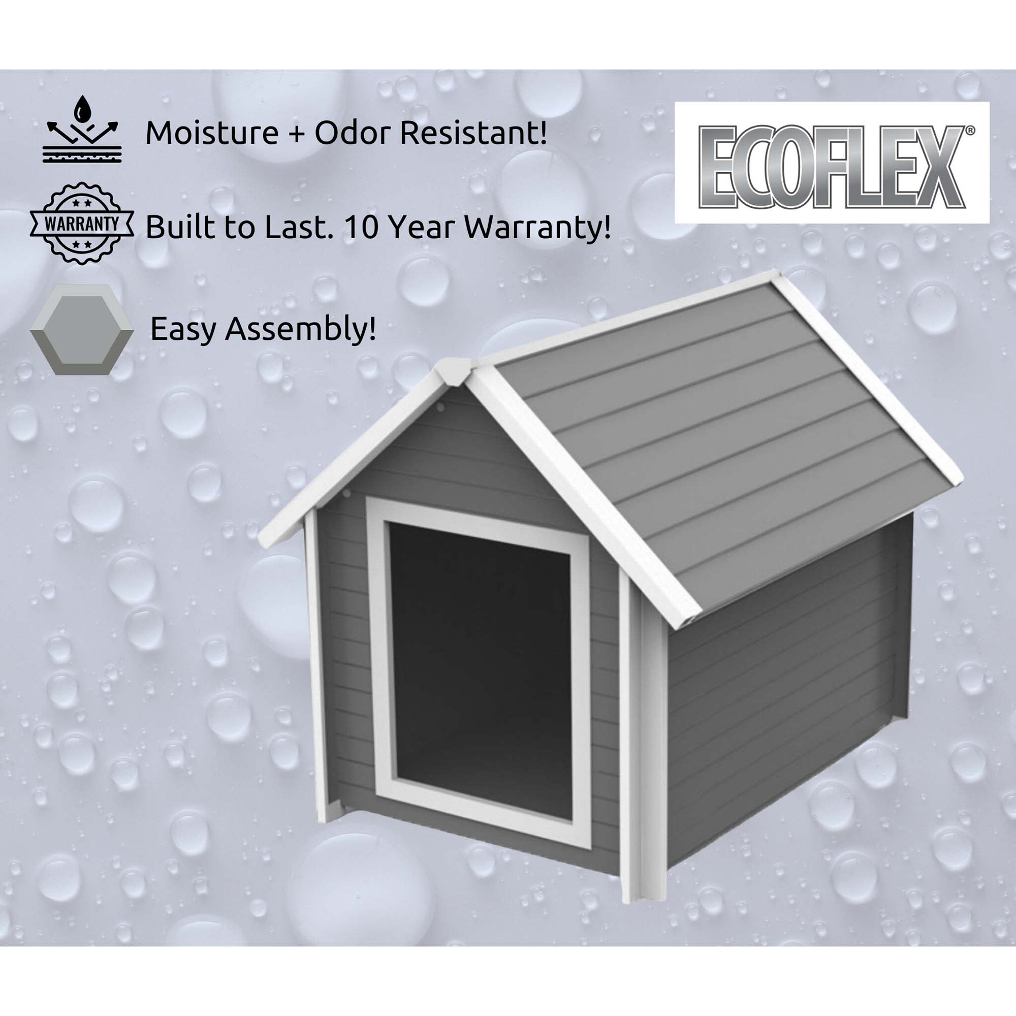 New Age Pet ECOFLEX Bunk Style Dog House, Maple, X-Large | Petco
