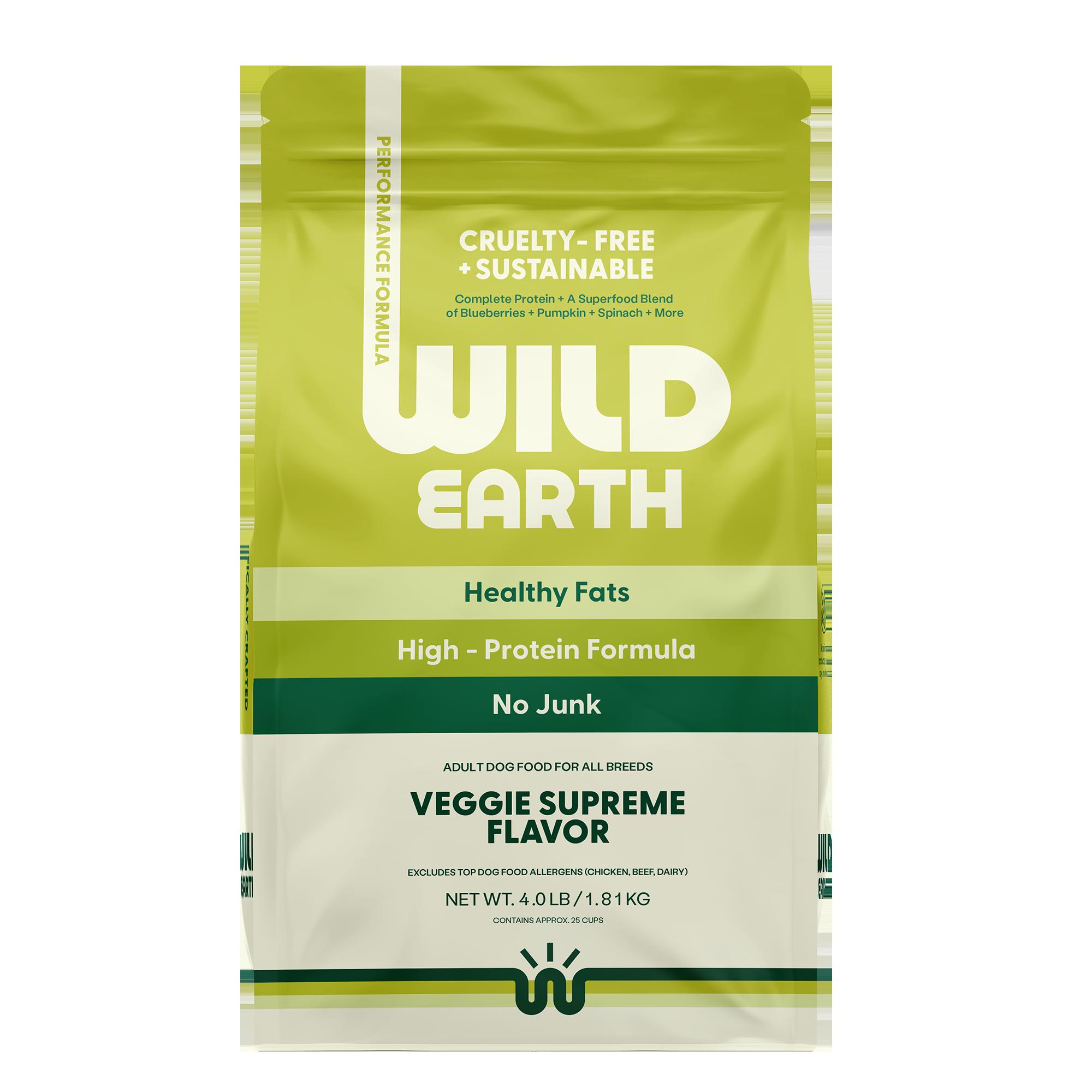 WILD EARTH Veggie Chick n Kabob Flavor Performance Formula Dry Dog