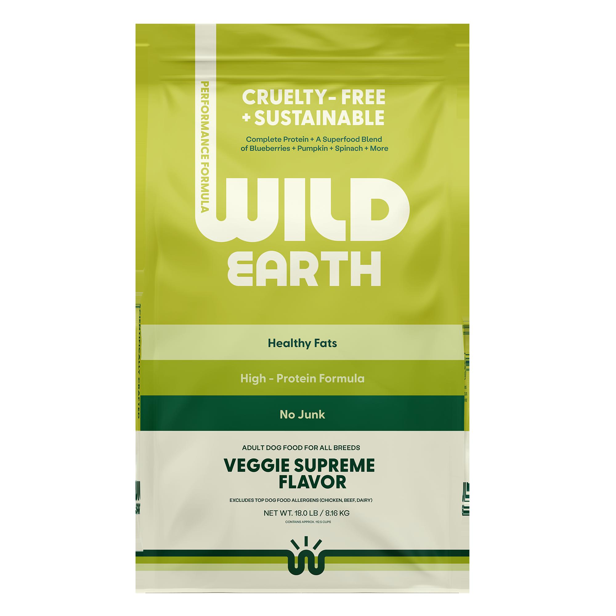 WILD EARTH Veggie Chick n Kabob Flavor Performance Formula Dry Dog