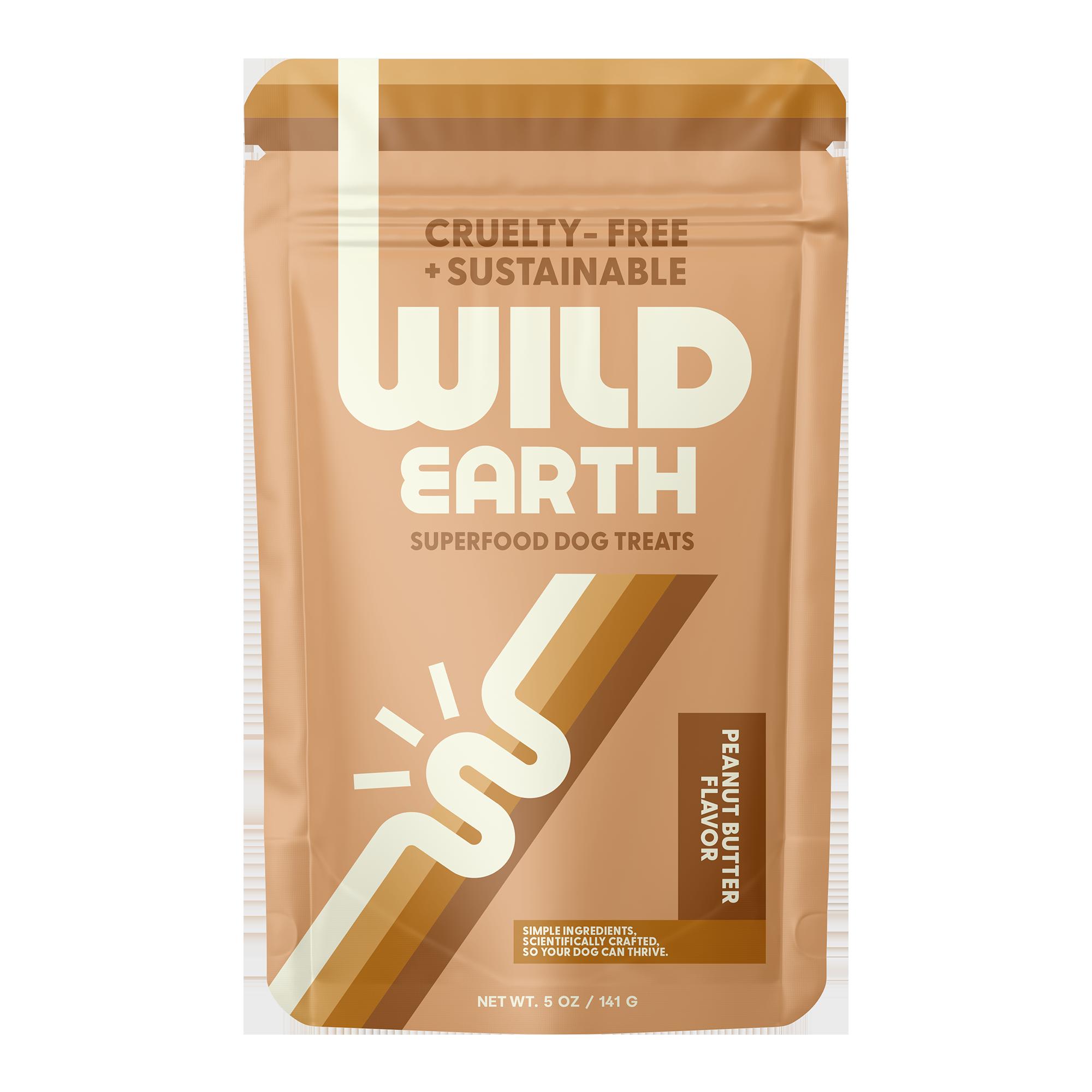 WILD EARTH Peanut Butter Superfood Dog Treats 5 oz. Petco