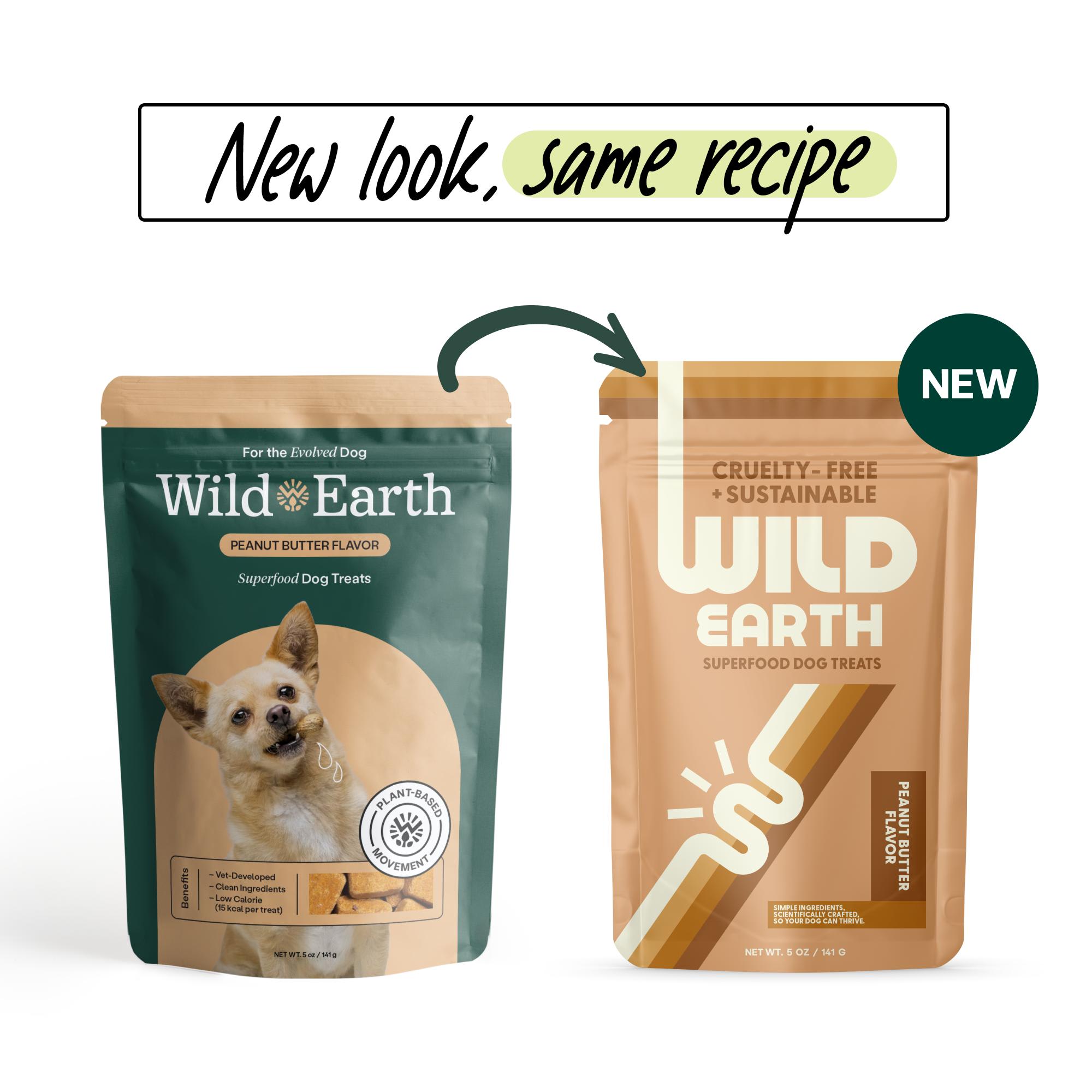 WILD EARTH Peanut Butter Dog Treats,