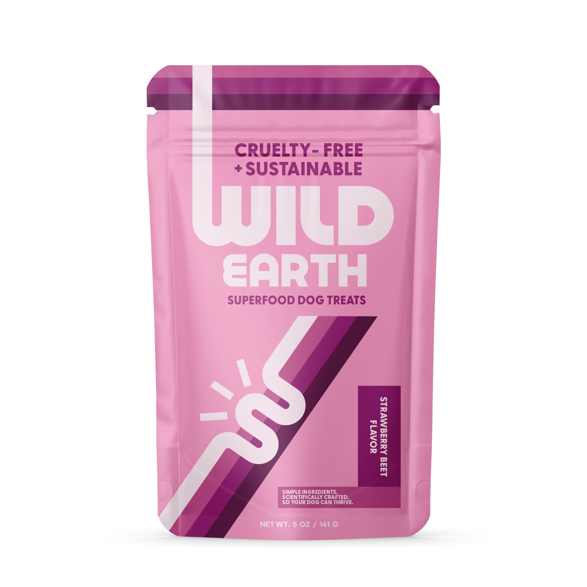 WILD EARTH Strawberry Superfood Dog Treats, 5 oz. | Petco