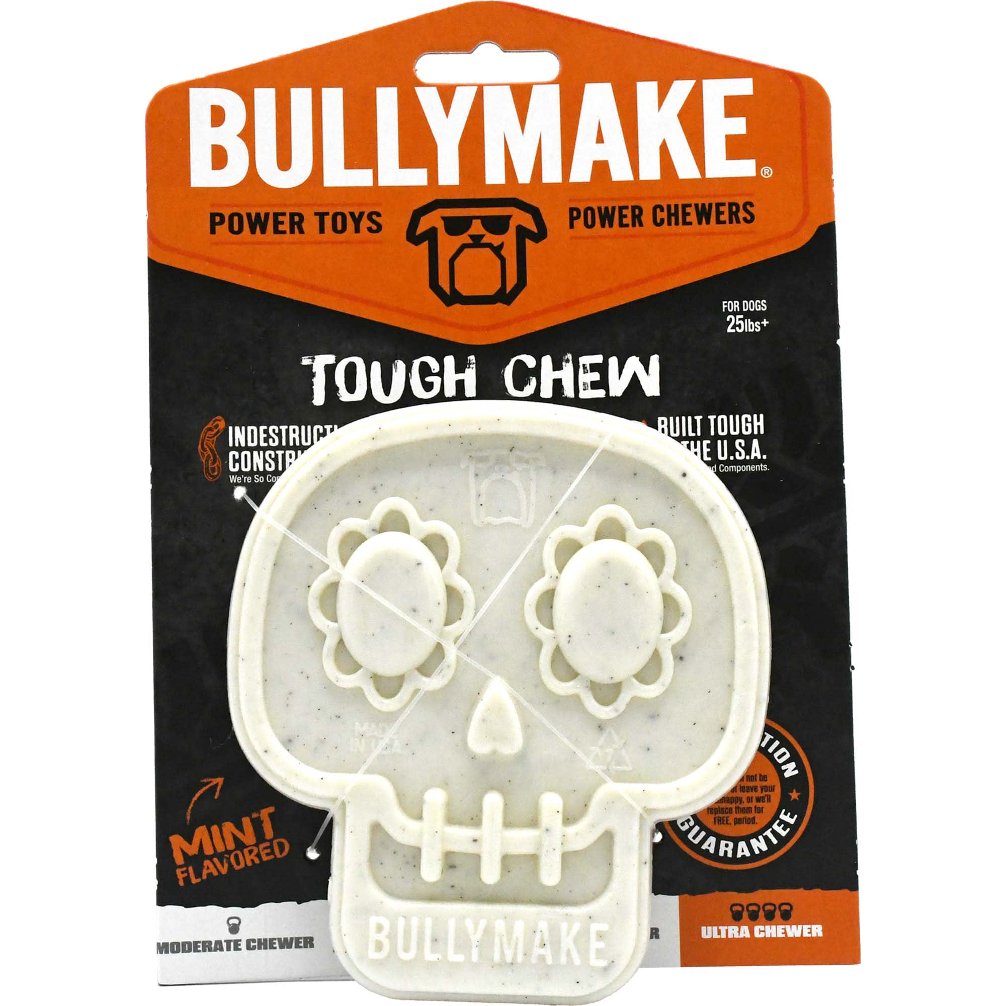 Bullymake Red Durable Peanut Butter Flavored Nylon Candy Bar Tough