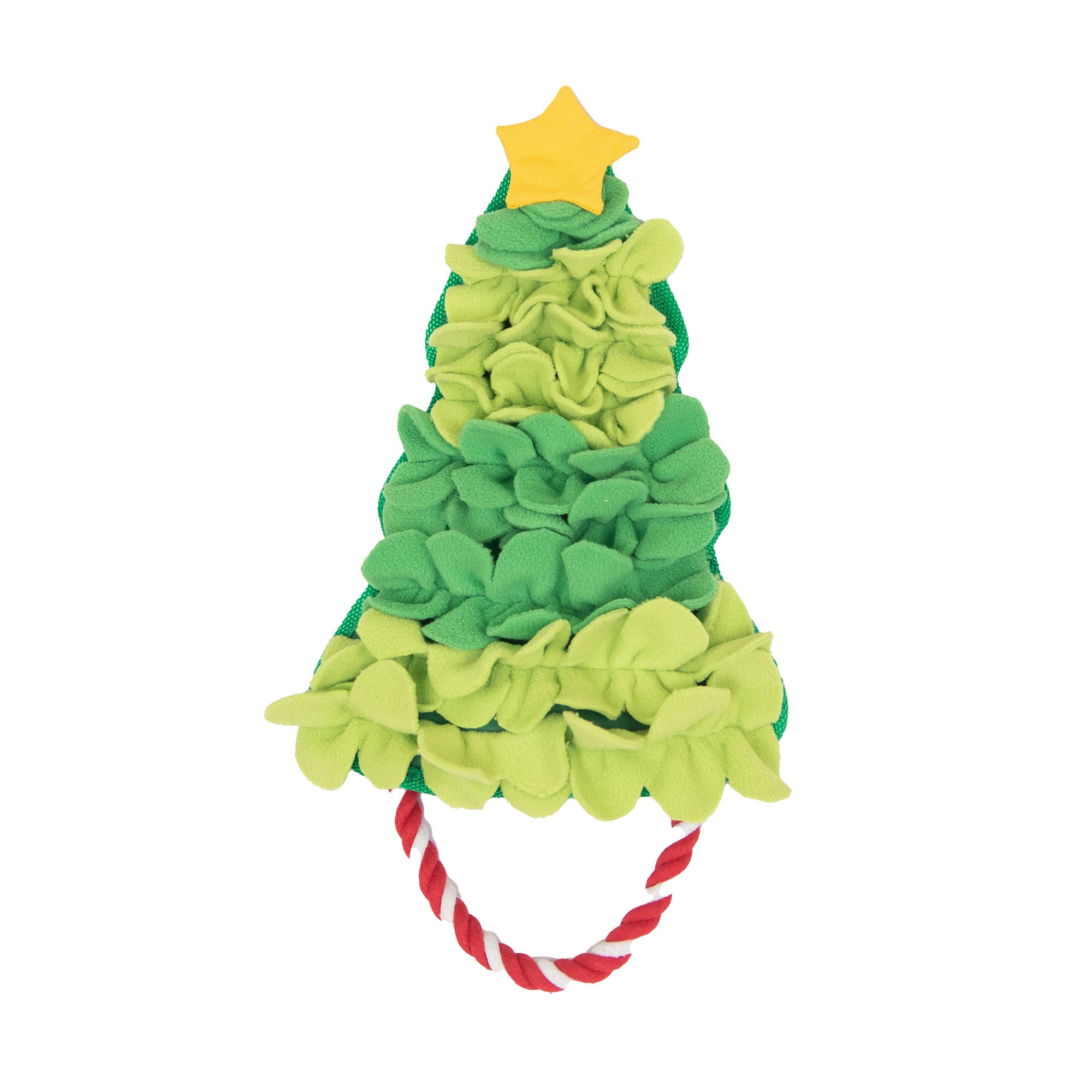 Outward Hound Holiday Plush Christmas Tree Dog Toy –