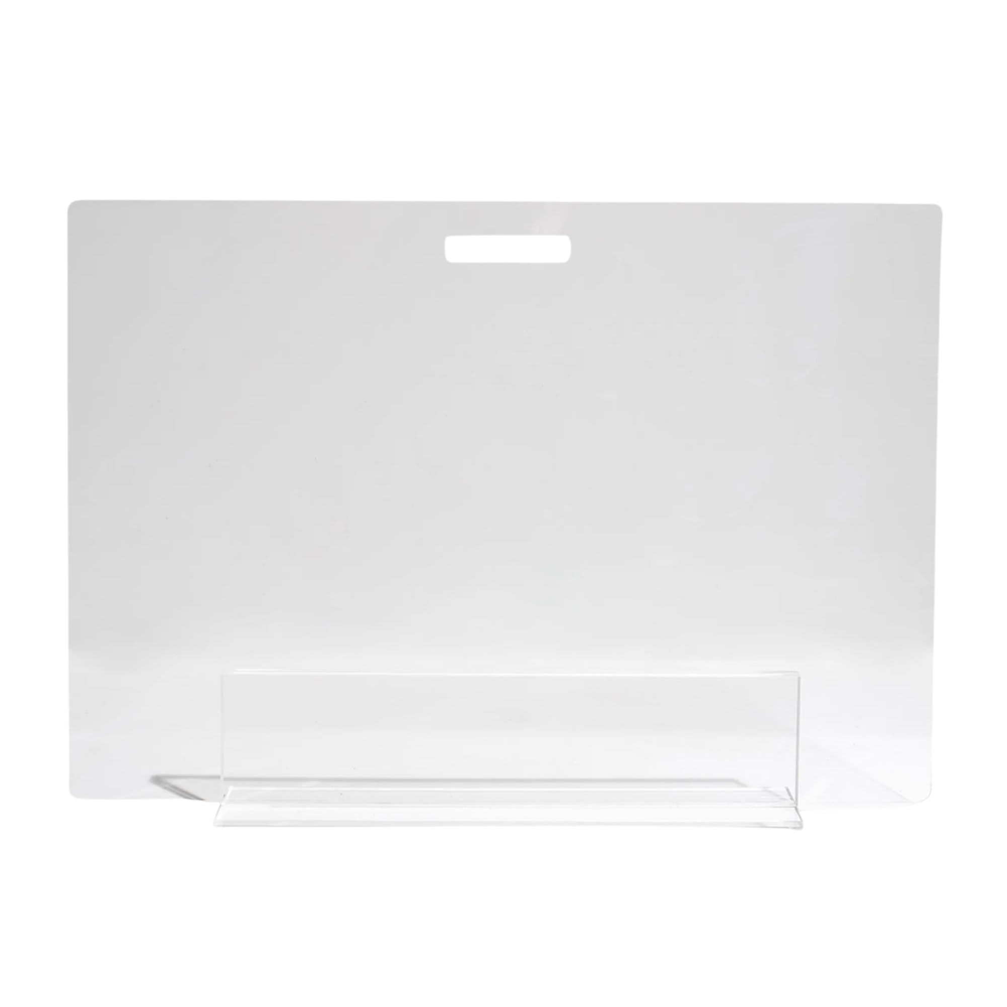 Hiddin Clear Freestanding Lucite Pet Gate Panel, 8" L X 30" W X 30" H