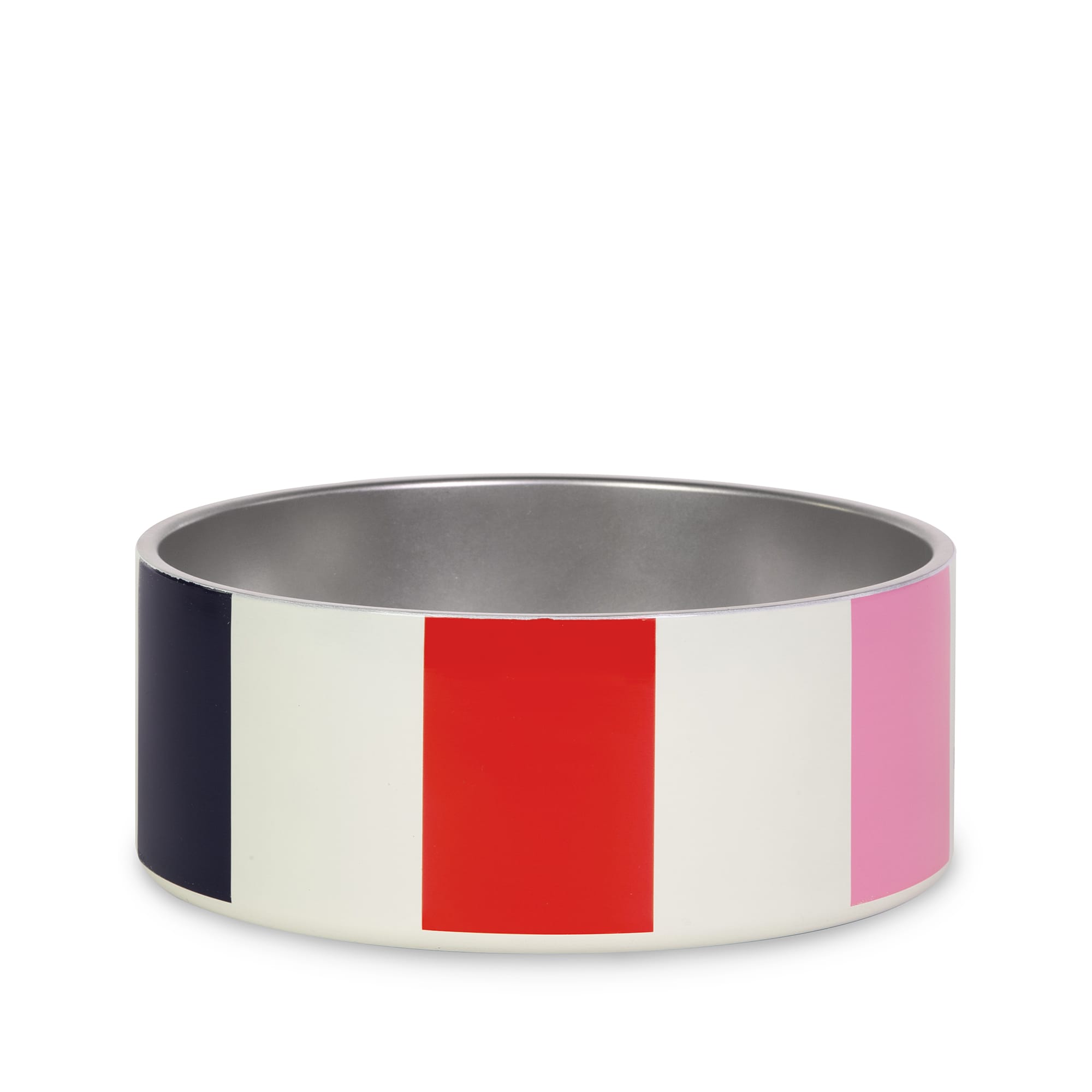 Kate Spade Striped Stainless Steel Dog Bowl 2 Cups