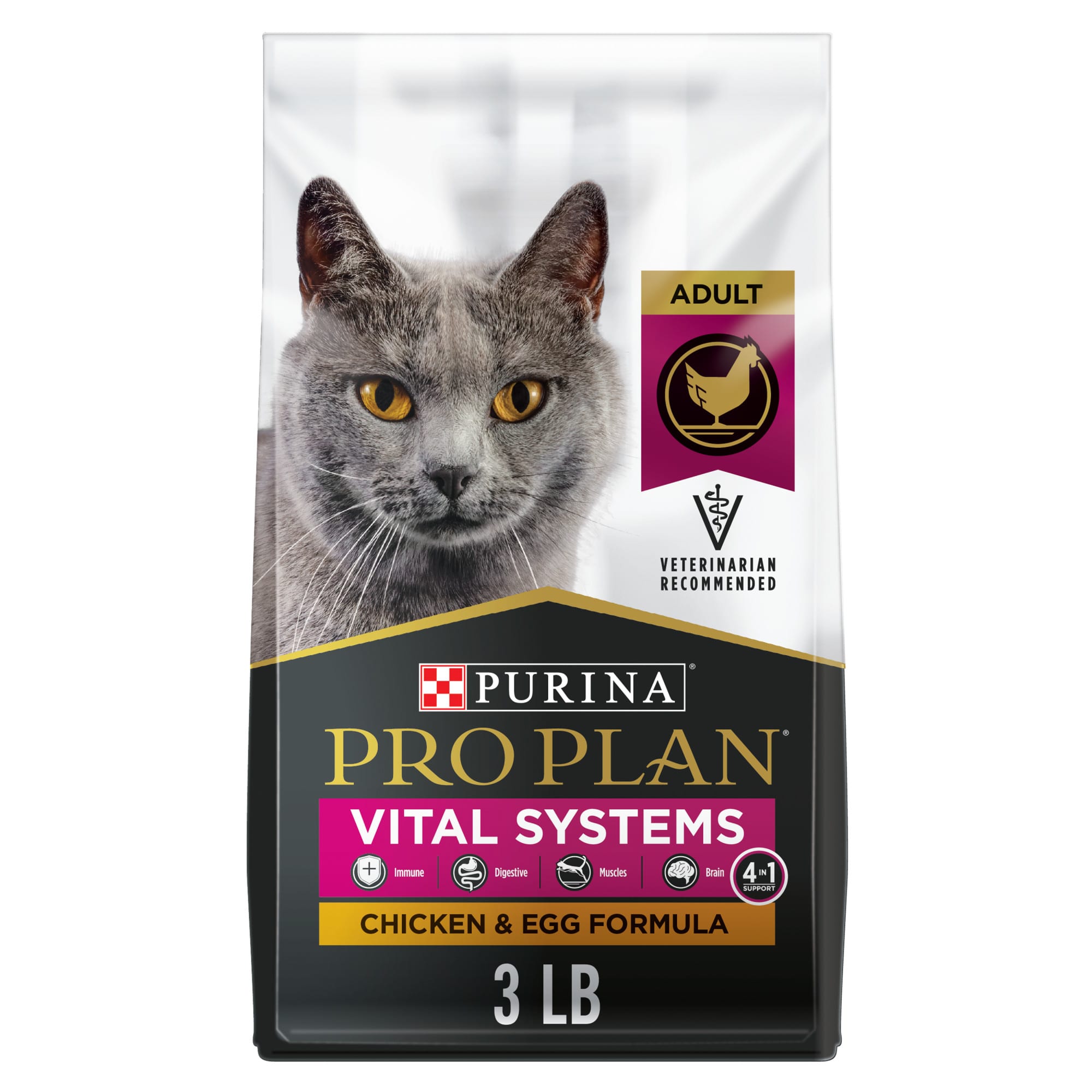 Purina Pro Plan Vital Systems Chicken and Egg Formula 4 in 1 Adult