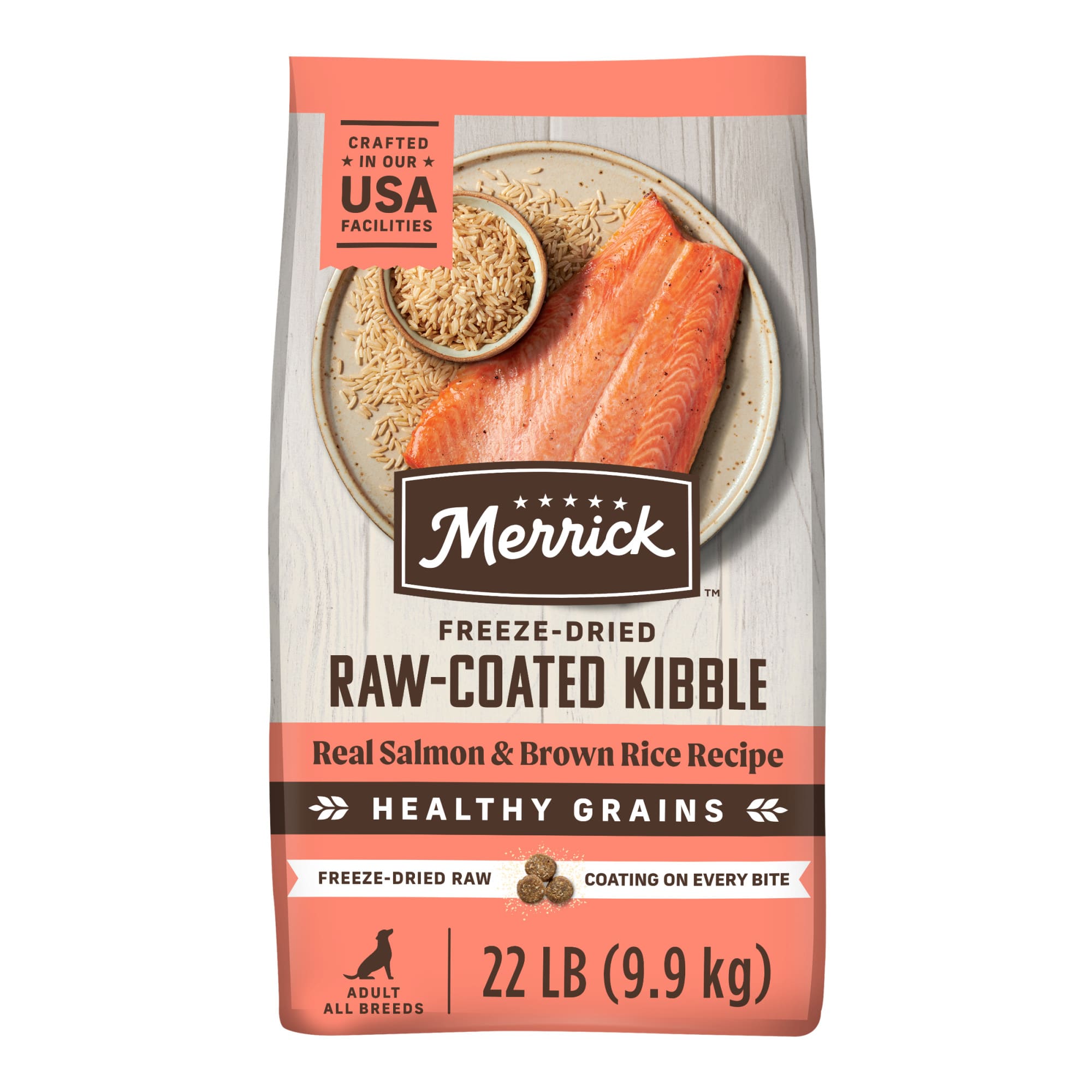 Merrick salmon best sale dog food