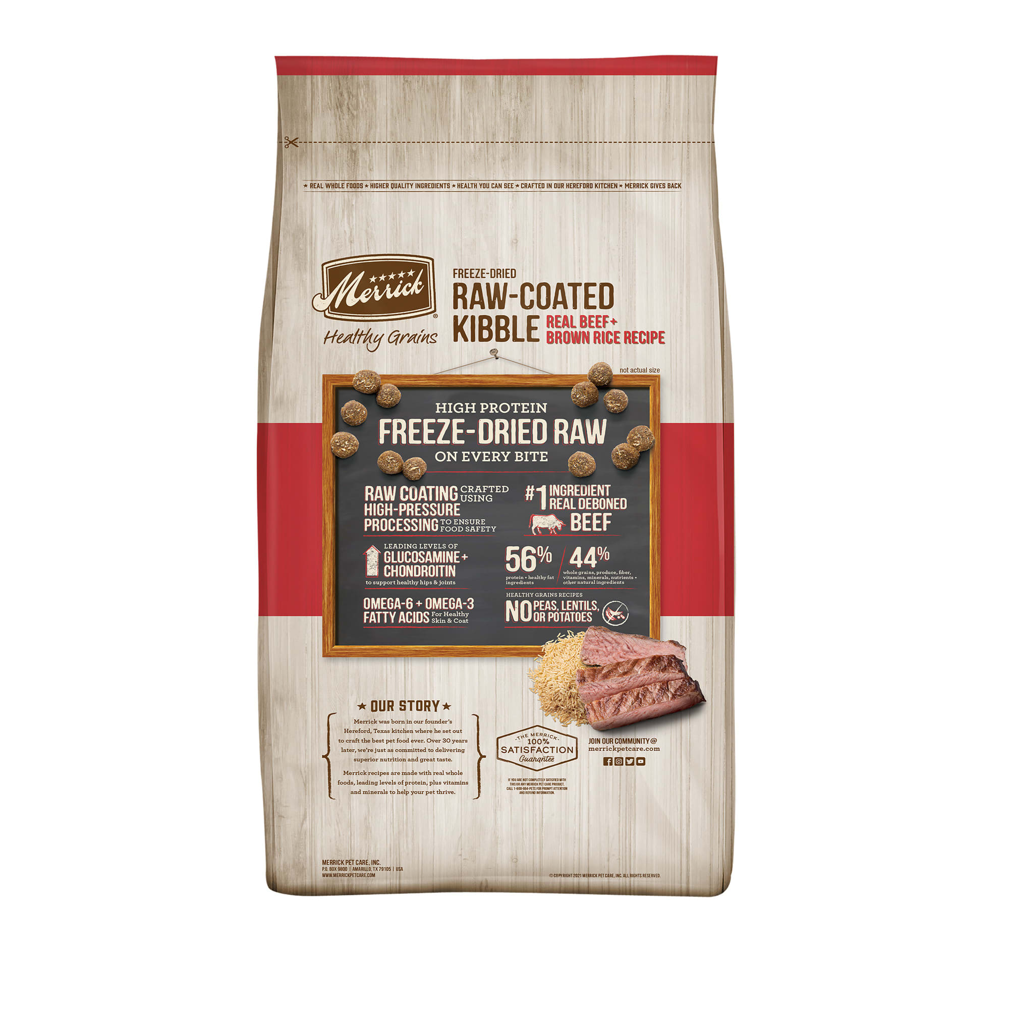 Merrick high shop protein dog food