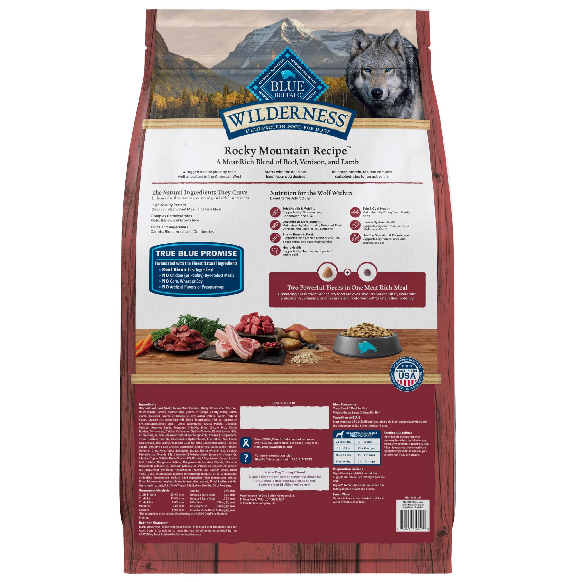 Blue Buffalo Blue Wilderness Red Meat with Grain Rocky Mountain